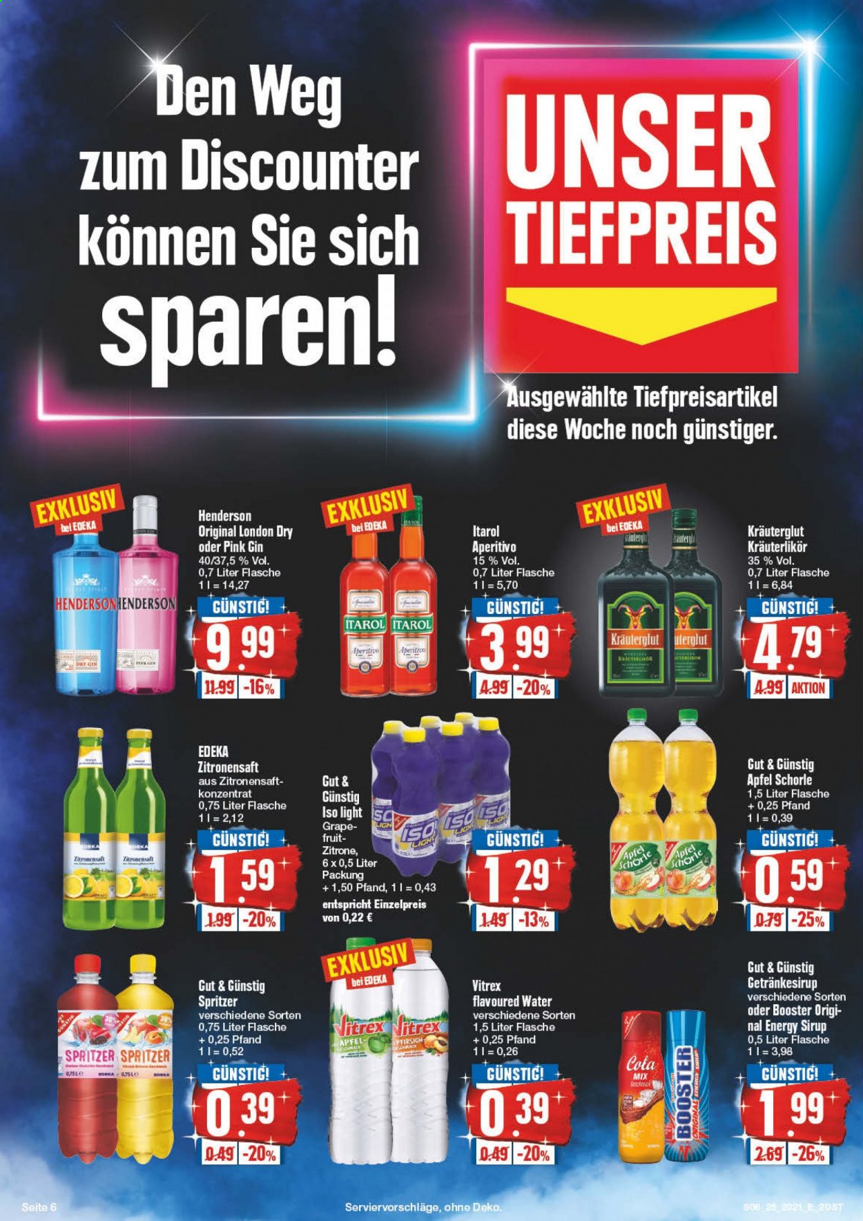 Edeka Prospekte  - 21.06.2021 - 26.06.2021. Seite 6