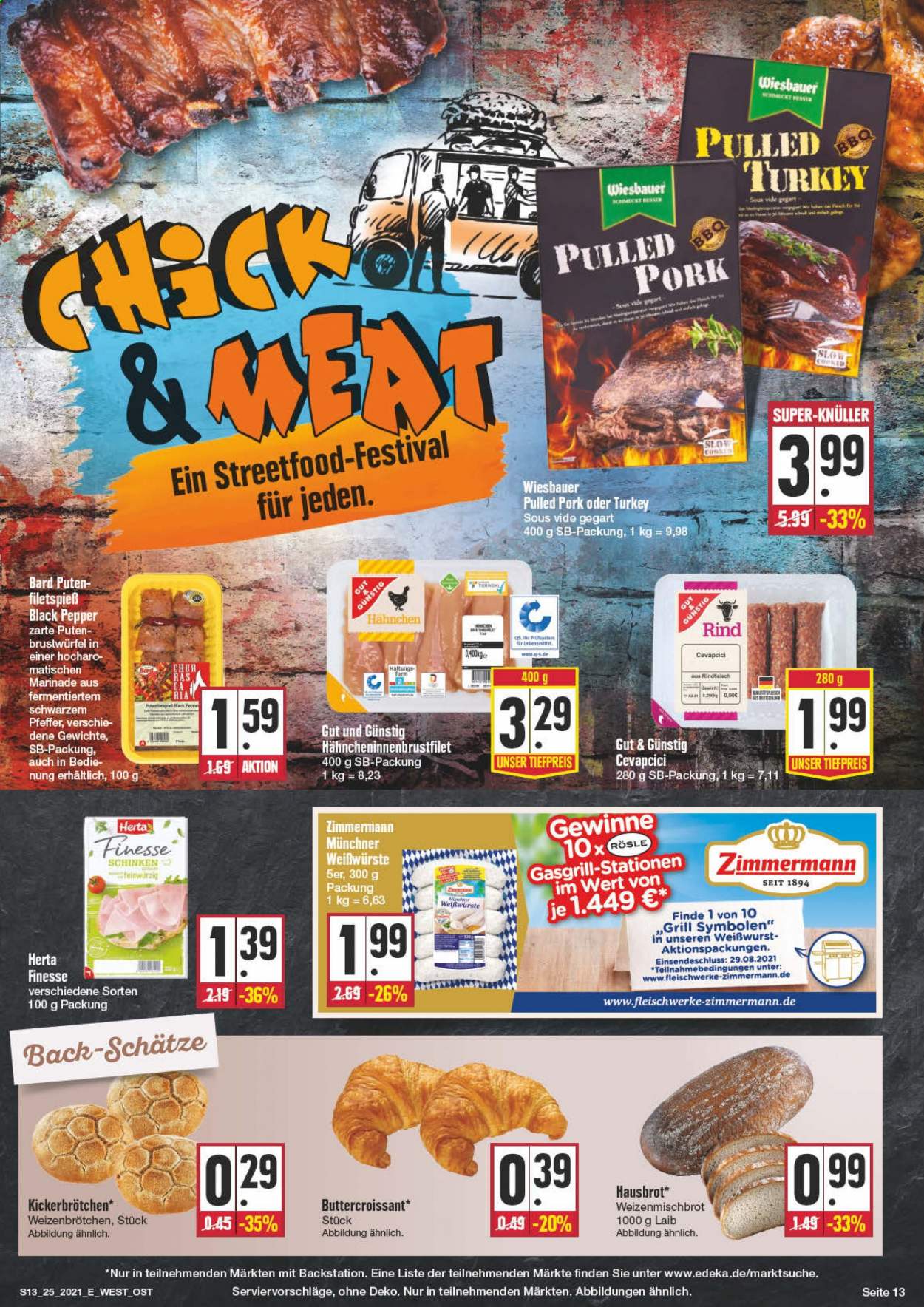 Edeka Prospekte  - 21.06.2021 - 26.06.2021. Seite 13