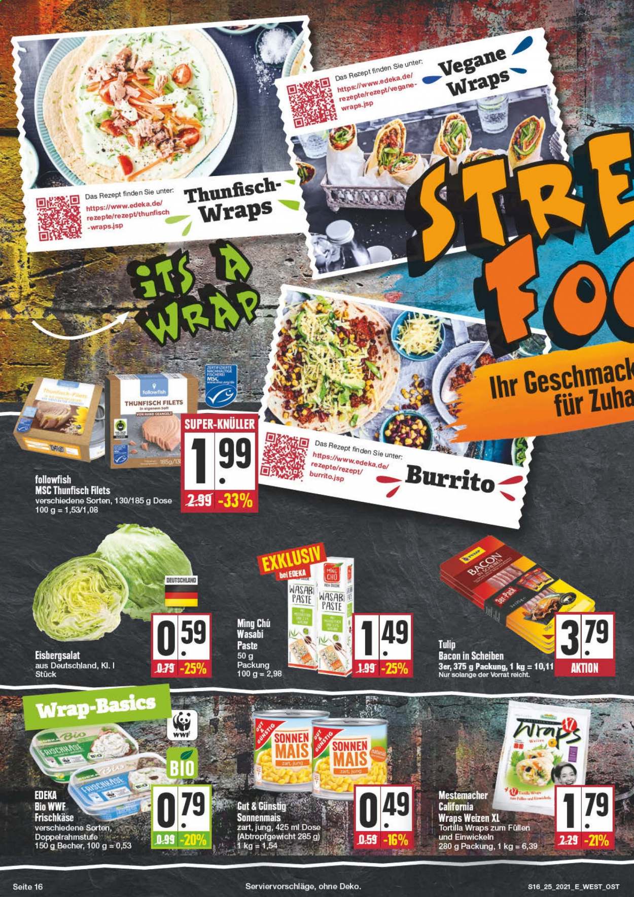 Edeka Prospekte  - 21.06.2021 - 26.06.2021. Seite 16