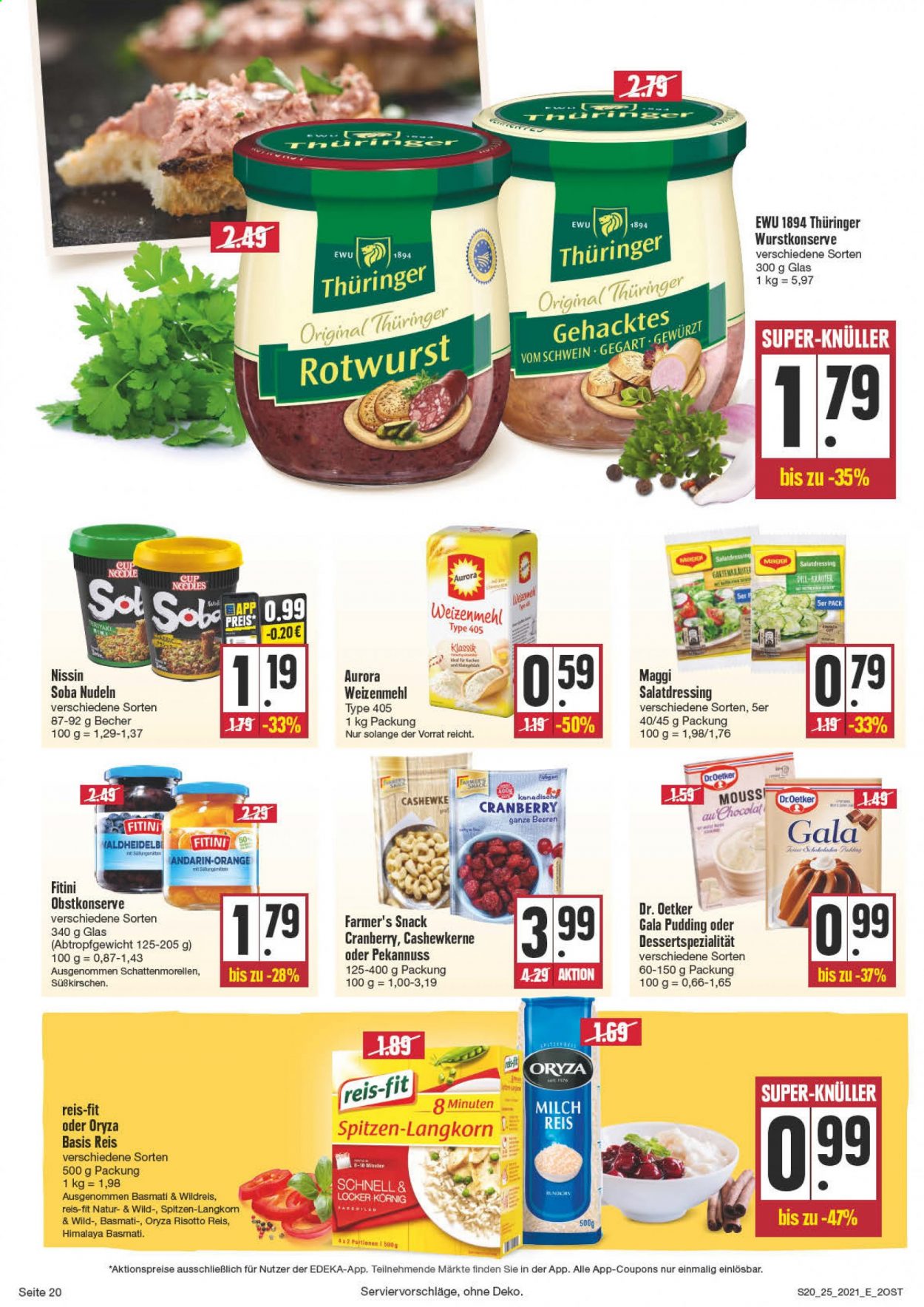Edeka Prospekte  - 21.06.2021 - 26.06.2021. Seite 20