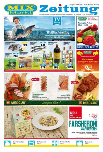 Prospekte Mix Markt - 21.6.2021 - 27.6.2021.