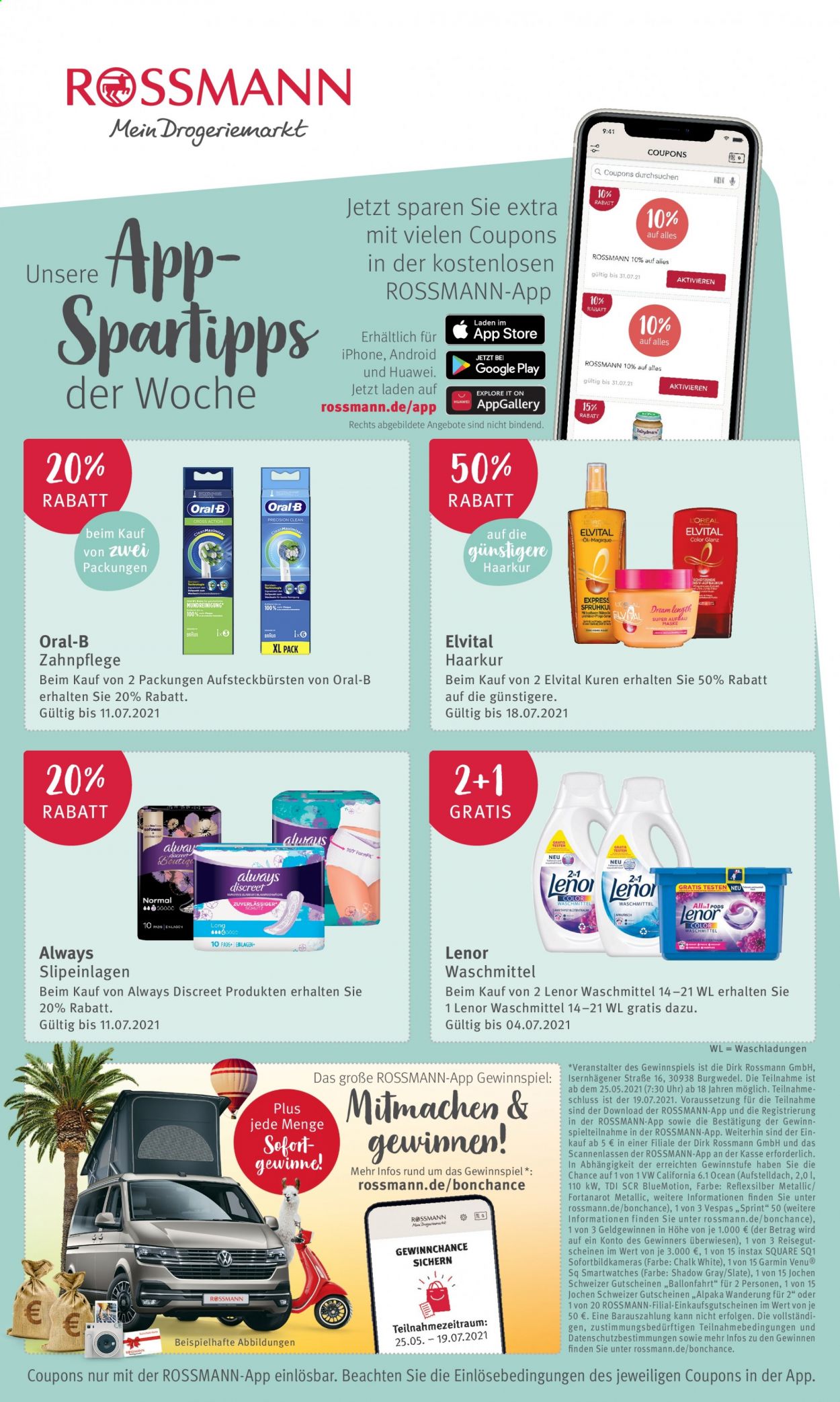Rossmann Prospekte  - 21.06.2021 - 11.07.2021. Seite 1