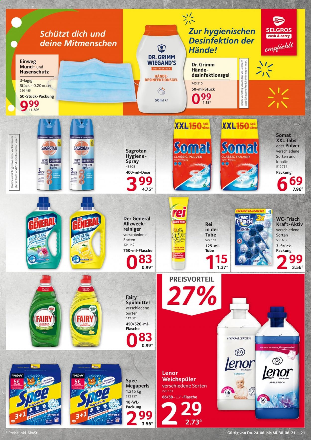 Selgros Prospekte  - 24.06.2021 - 30.06.2021. Seite 21