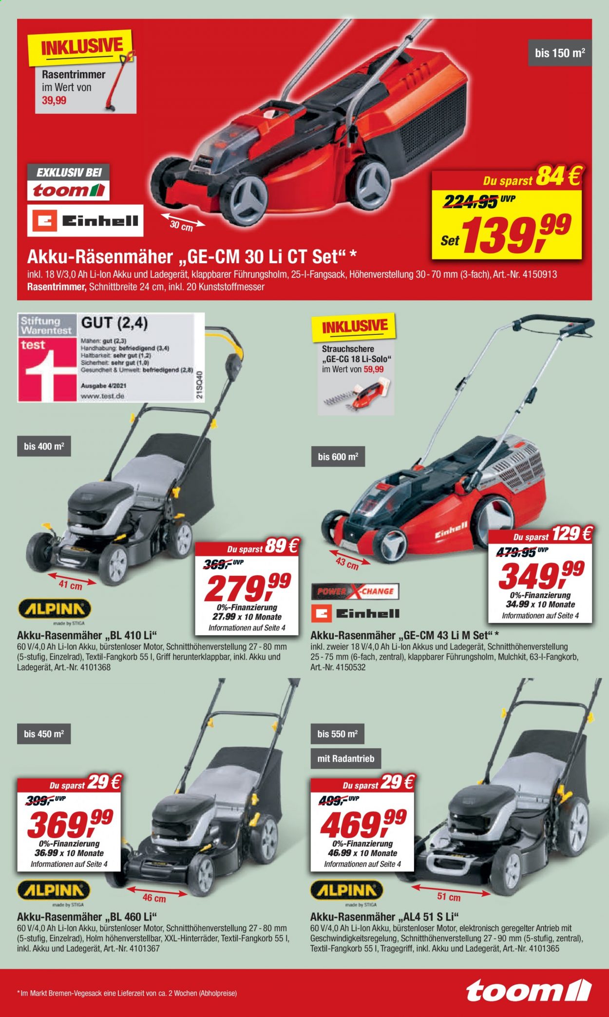 toom Baumarkt Prospekte  - 26.06.2021 - 2.07.2021. Seite 3