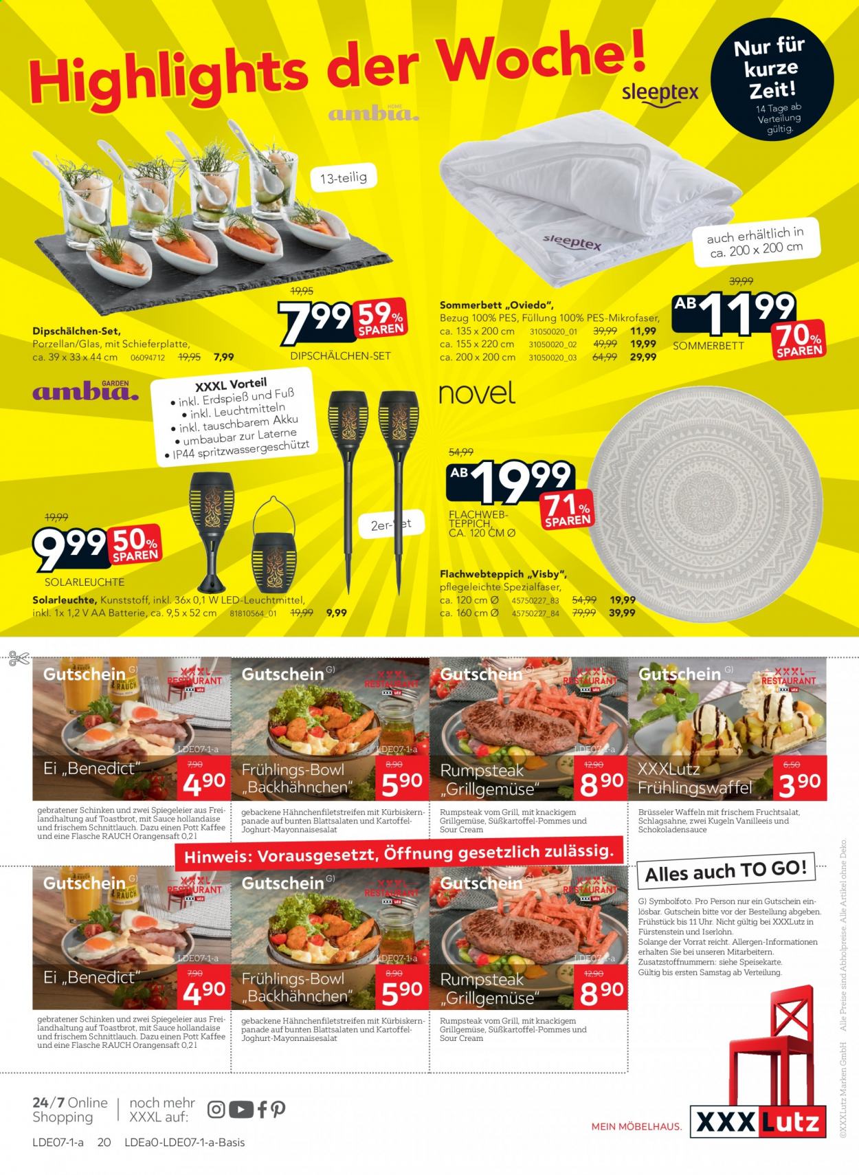 XXXLutz Prospekte  - 21.06.2021 - 27.06.2021. Seite 20