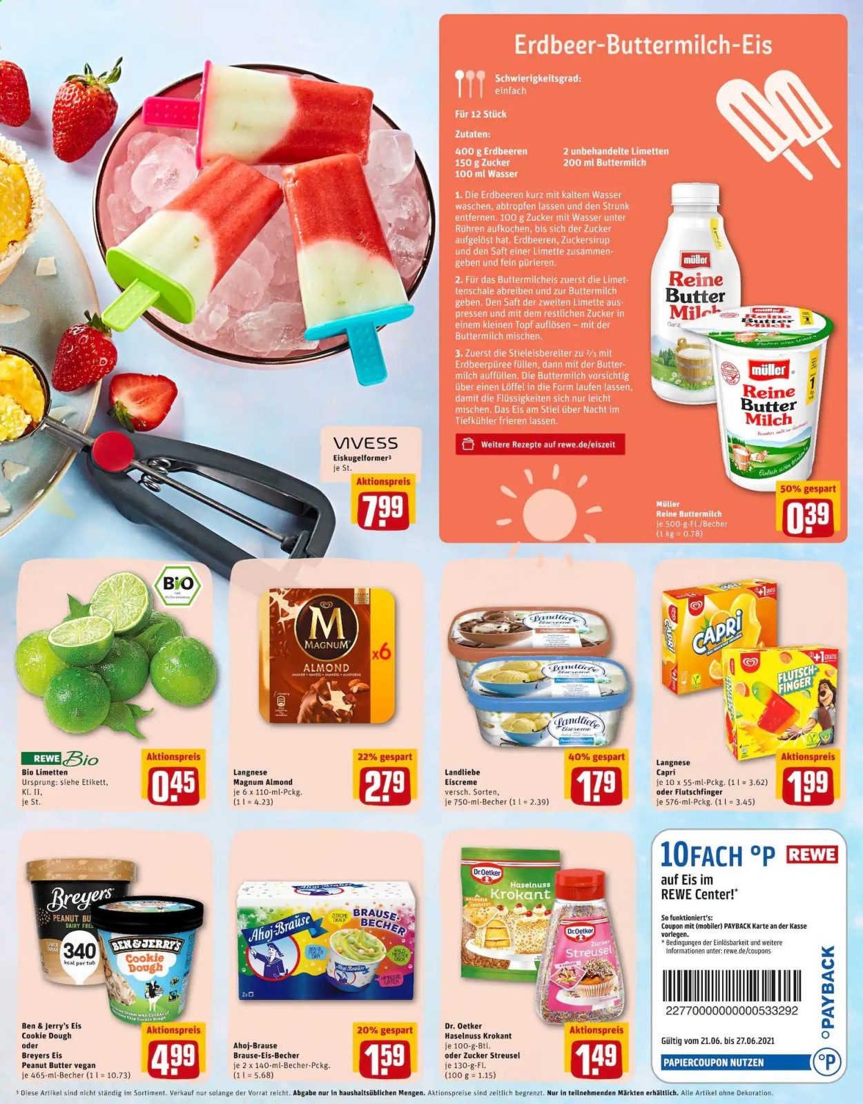 REWE Prospekte  - 21.06.2021 - 26.06.2021. Seite 2
