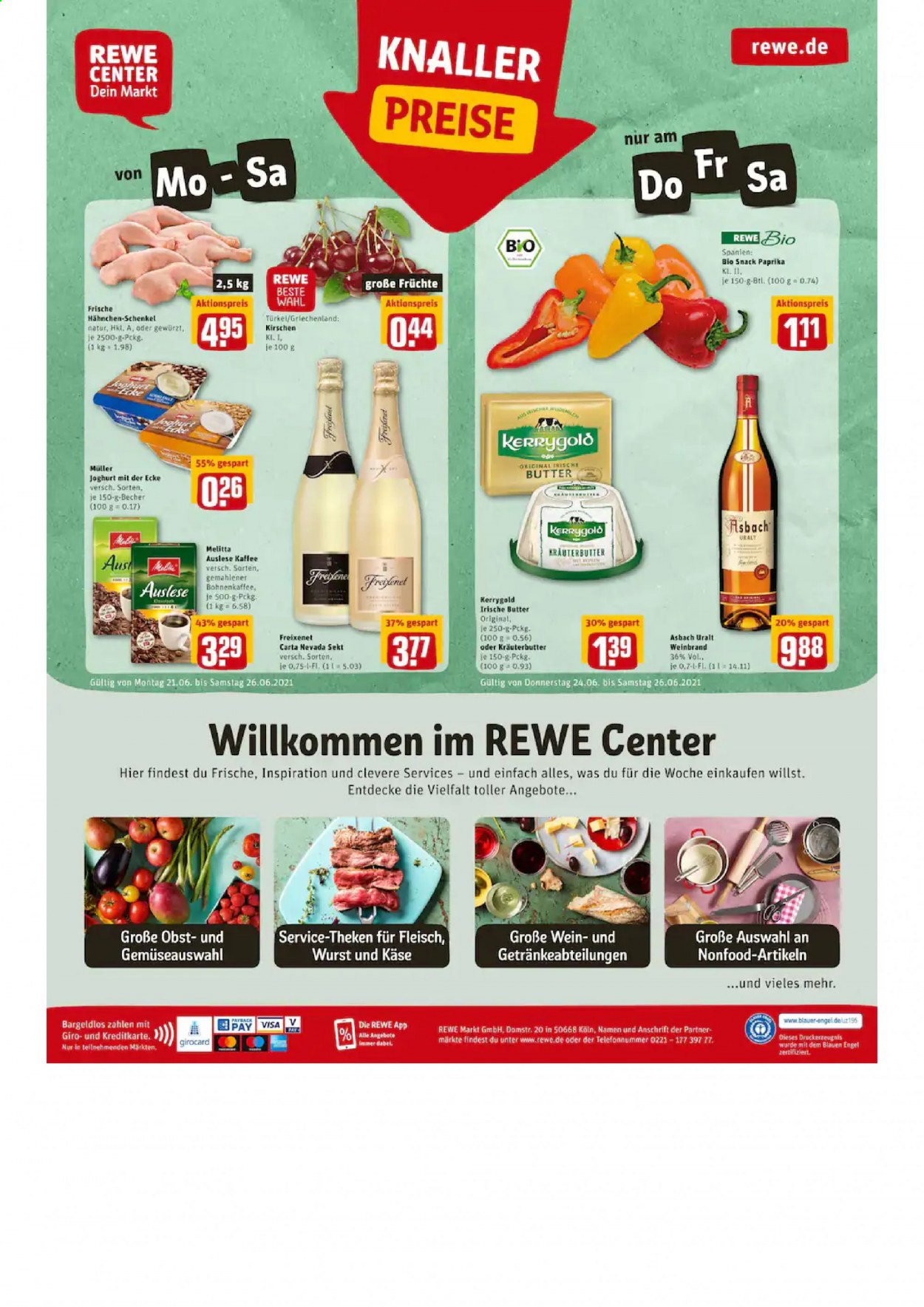 REWE Prospekte  - 21.06.2021 - 26.06.2021. Seite 24