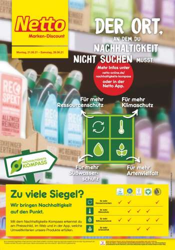 Prospekte Netto Marken-Discount - 21.6.2021 - 26.6.2021.