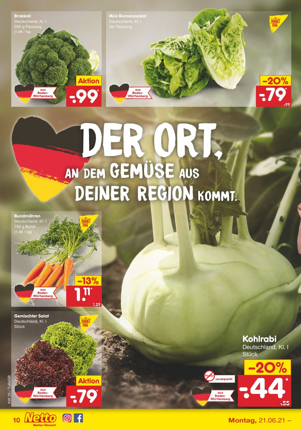 Netto Marken-Discount Prospekte  - 21.06.2021 - 26.06.2021. Seite 12