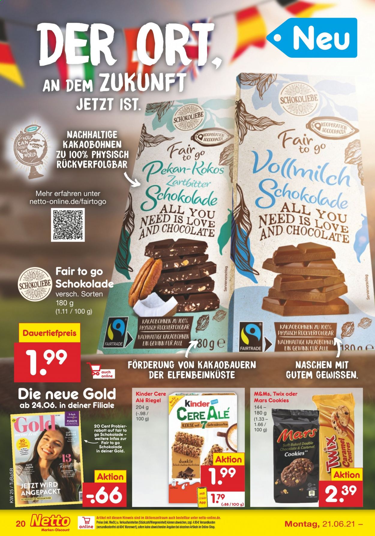 Netto Marken-Discount Prospekte  - 21.06.2021 - 26.06.2021. Seite 22