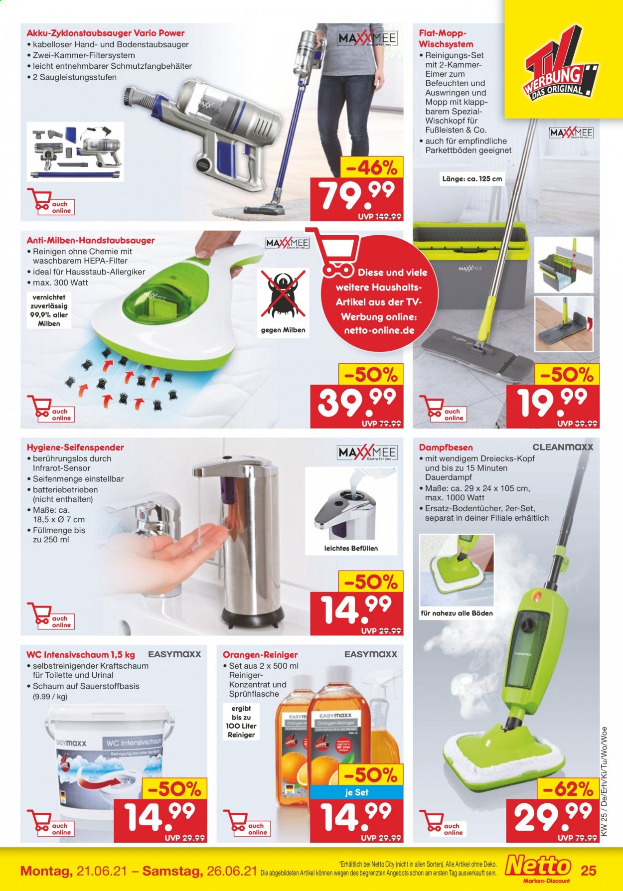 Netto Marken-Discount Prospekte  - 21.06.2021 - 26.06.2021. Seite 27