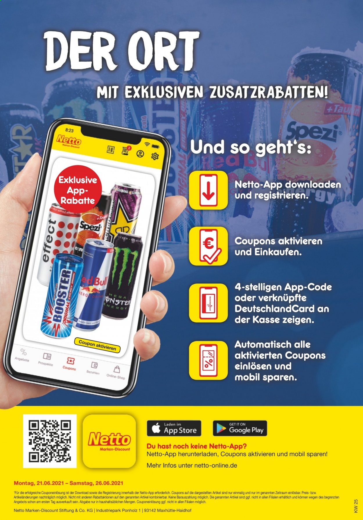 Netto Marken-Discount Prospekte  - 21.06.2021 - 26.06.2021. Seite 39