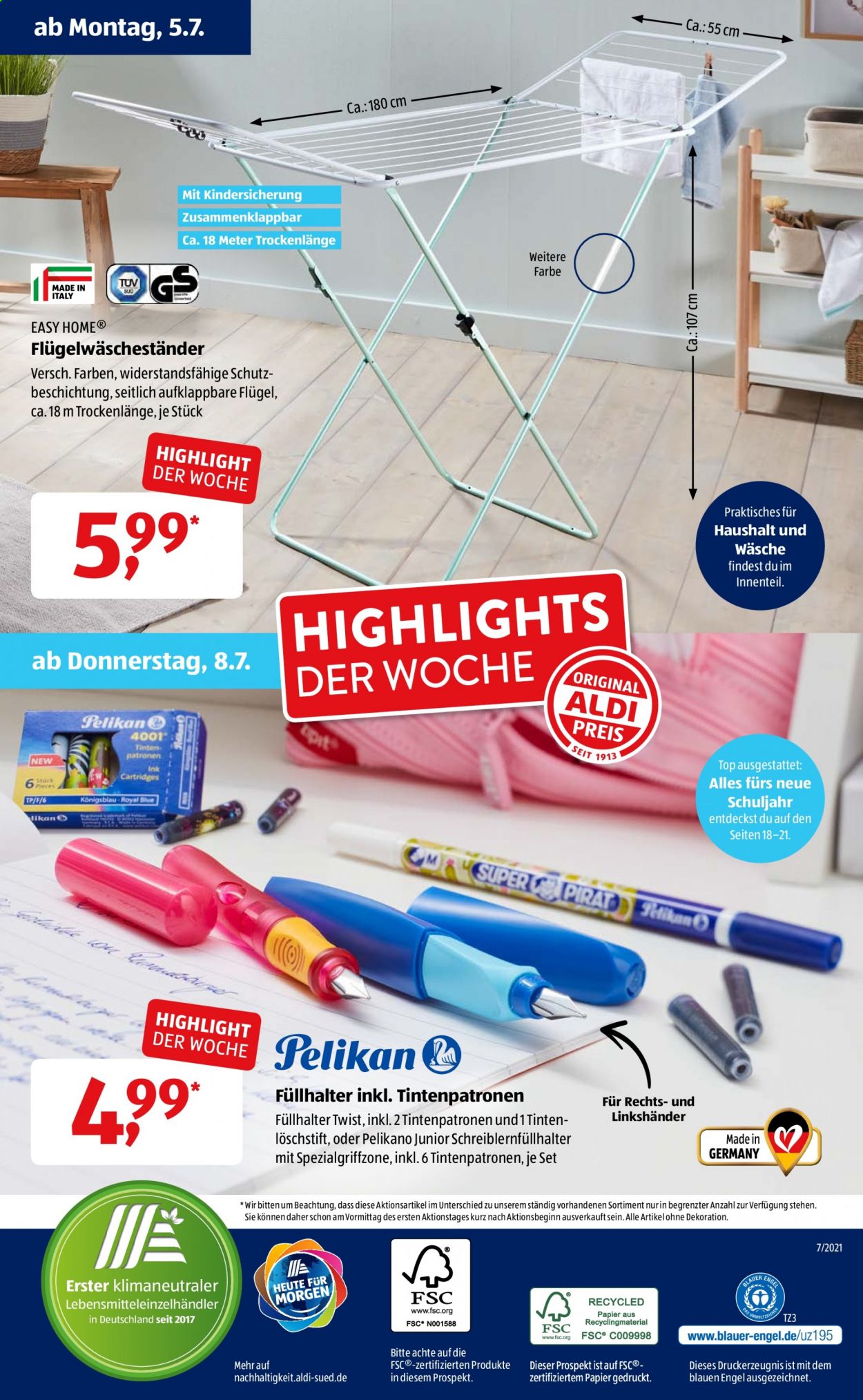 ALDI SÜD Prospekte  - 5.07.2021 - 10.07.2021. Seite 38