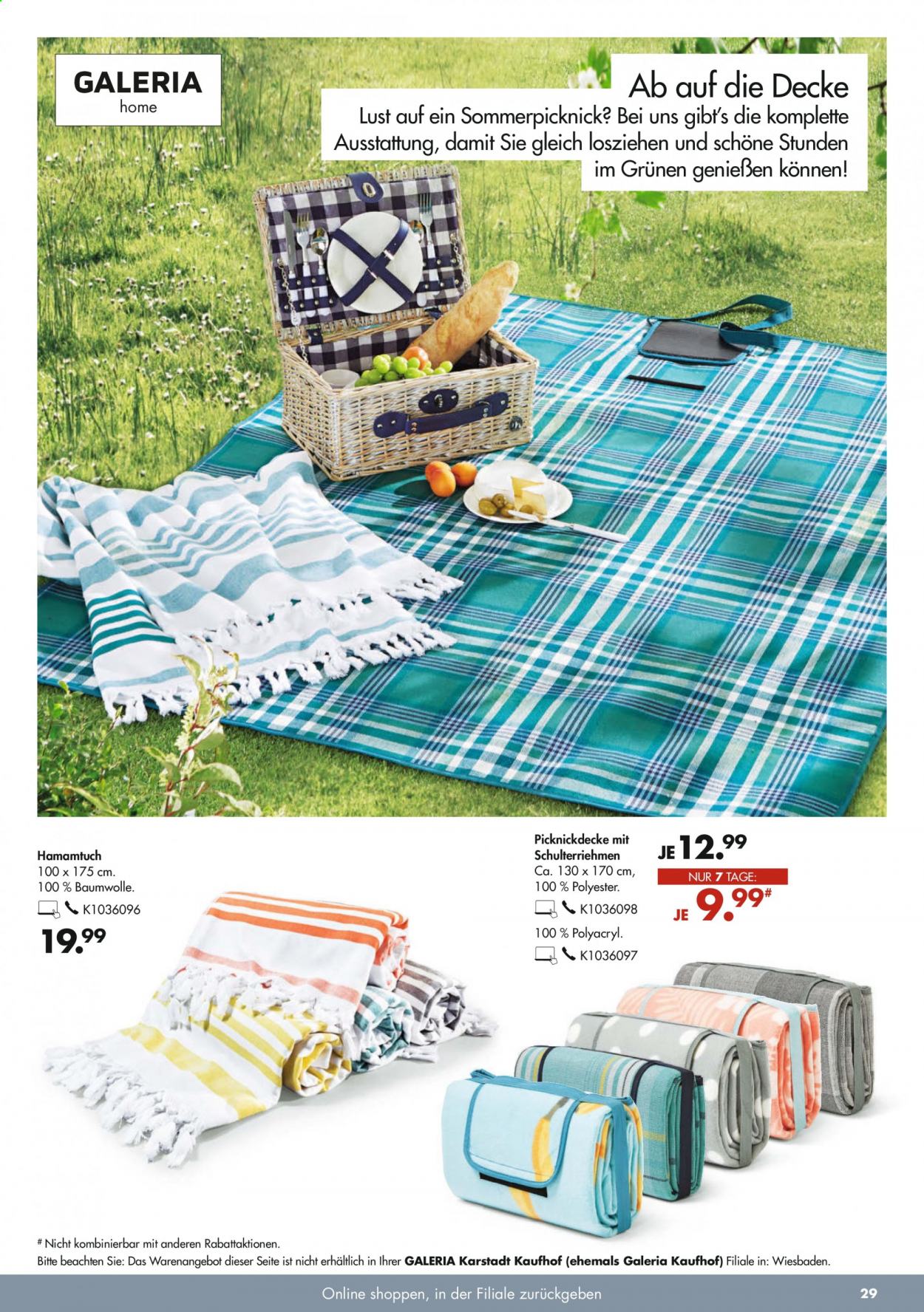 GALERIA Karstadt Kaufhof Prospekte  - 23.06.2021 - 29.06.2021. Seite 29