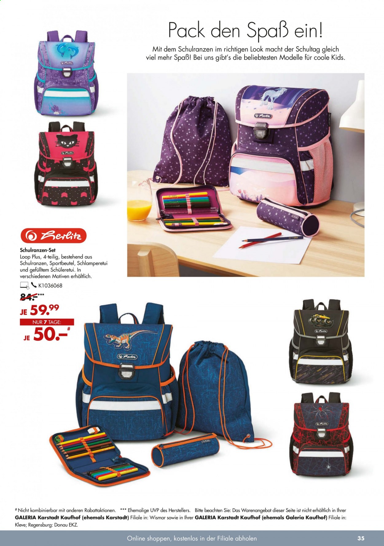 GALERIA Karstadt Kaufhof Prospekte  - 23.06.2021 - 29.06.2021. Seite 35
