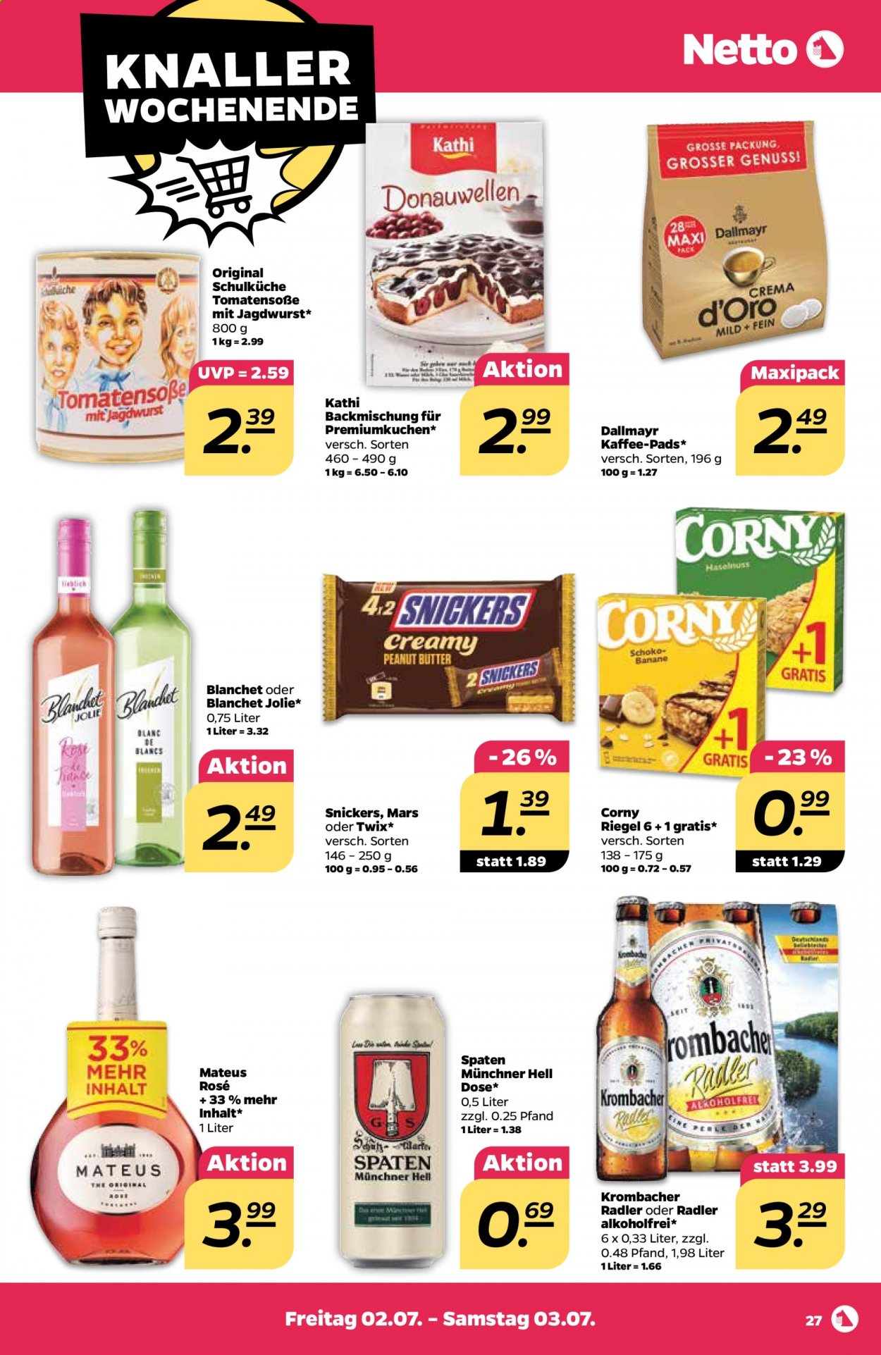 Netto Prospekte  - 28.06.2021 - 3.07.2021. Seite 27