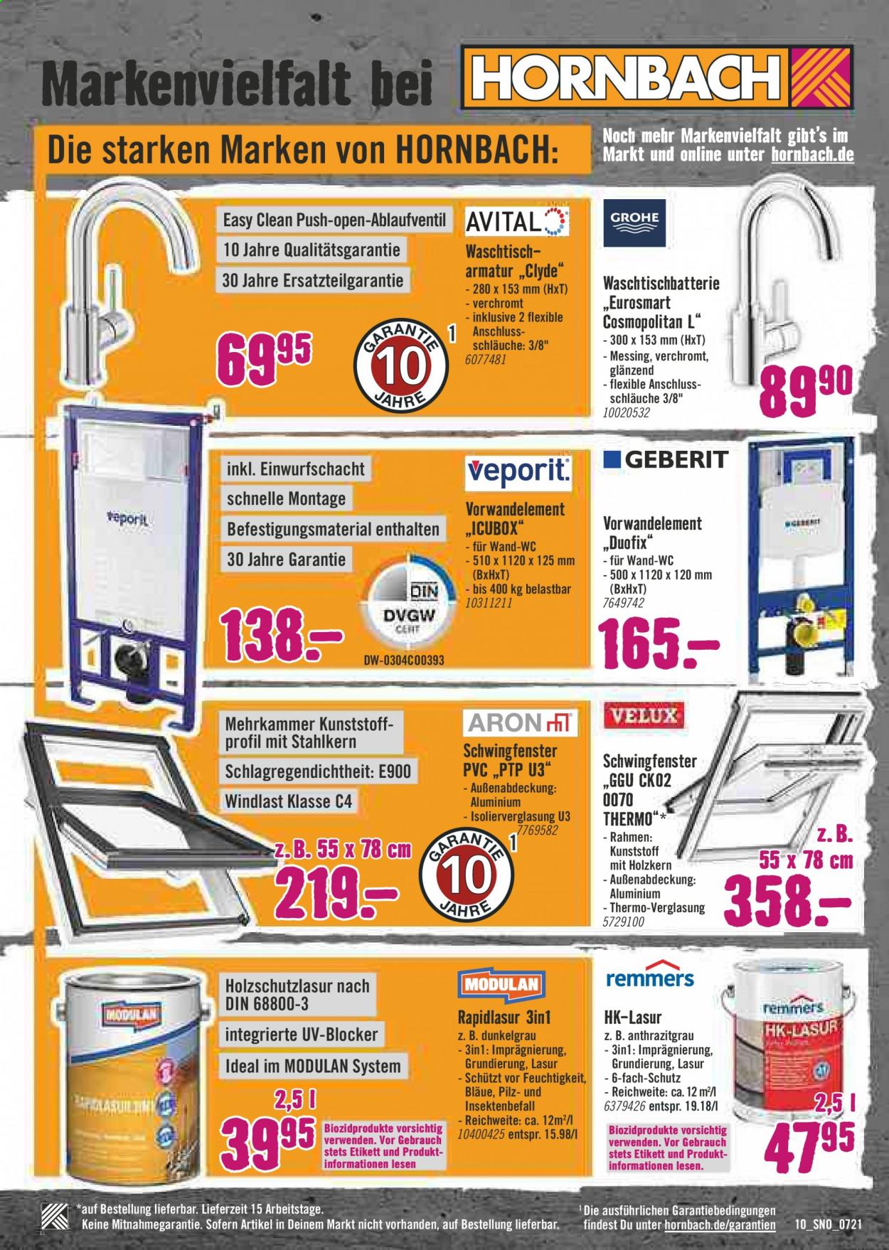 Hornbach Prospekte  - 25.06.2021 - 29.07.2021. Seite 10