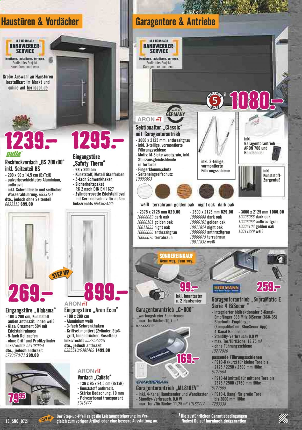 Hornbach Prospekte  - 25.06.2021 - 29.07.2021. Seite 13