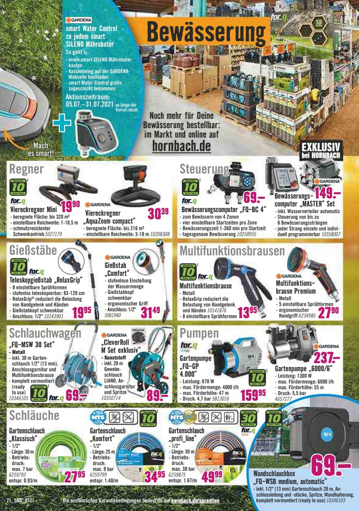 Hornbach Prospekte  - 25.06.2021 - 29.07.2021. Seite 21