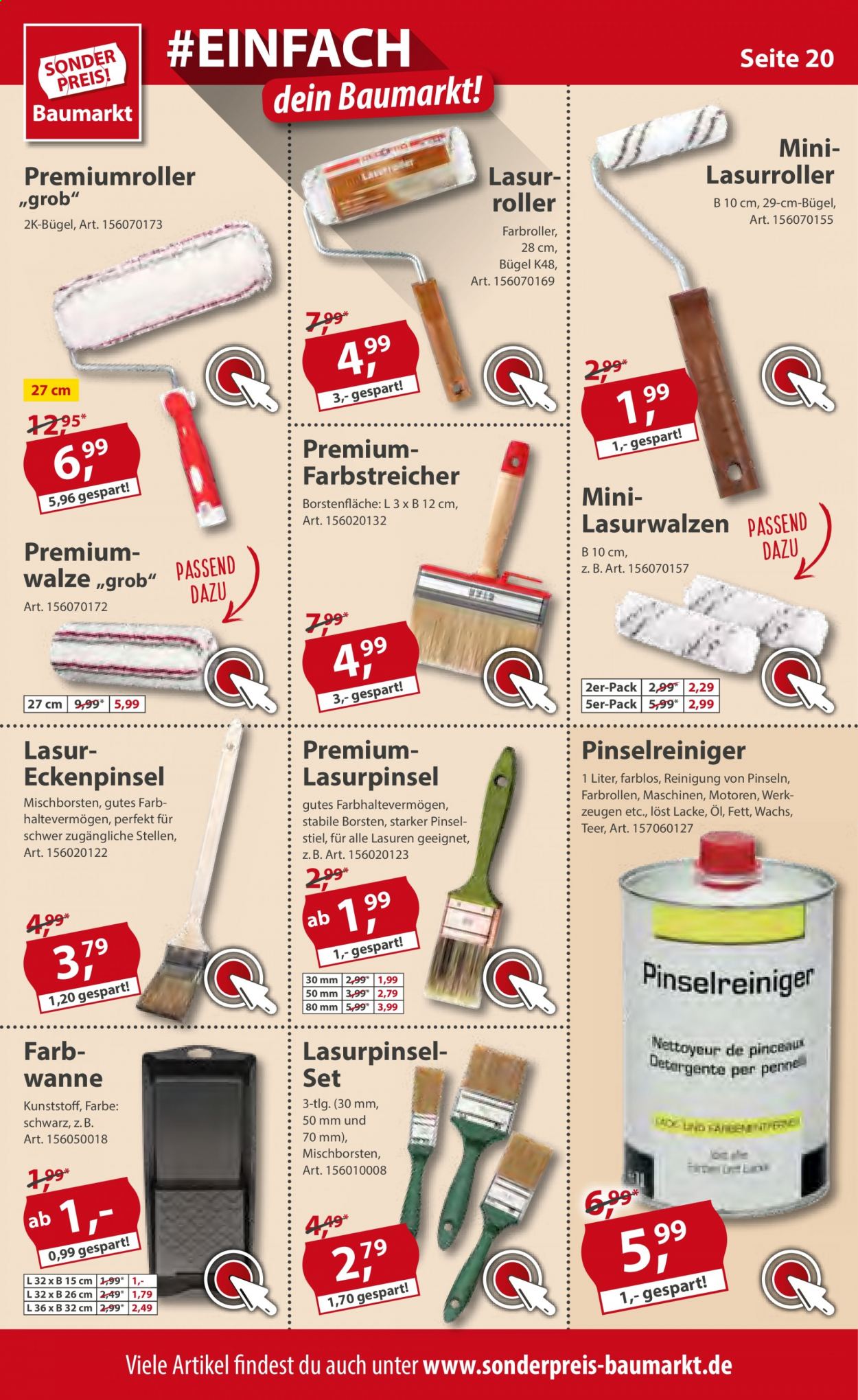 Sonderpreis-Baumarkt Prospekte  - 26.06.2021 - 2.07.2021. Seite 20