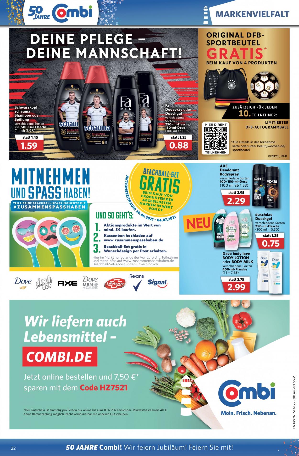 Combi Prospekte  - 28.06.2021 - 3.07.2021. Seite 22