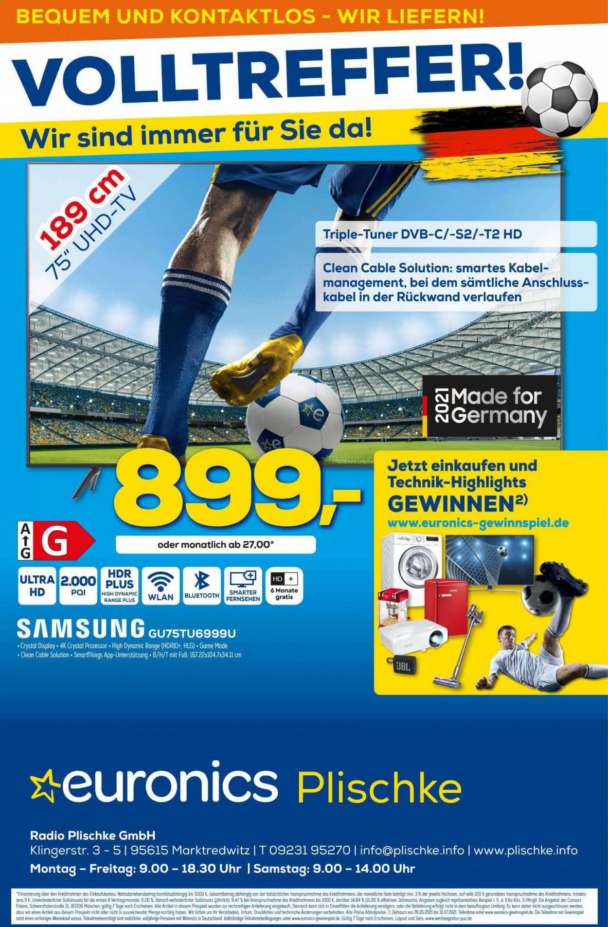 Euronics Prospekte  - 27.06.2021 - 3.07.2021. Seite 1