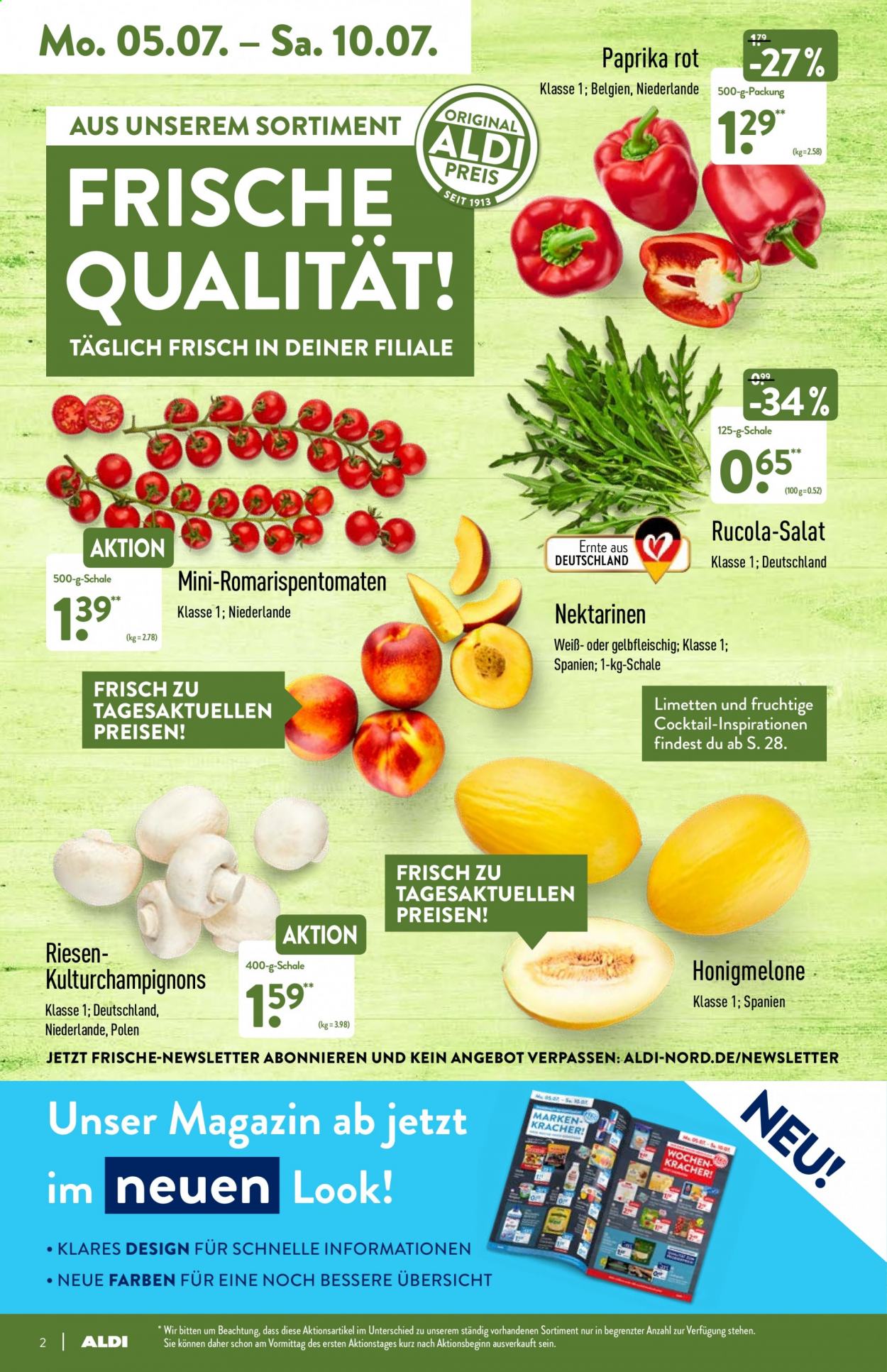 ALDI Nord Prospekte  - 5.07.2021 - 10.07.2021. Seite 2
