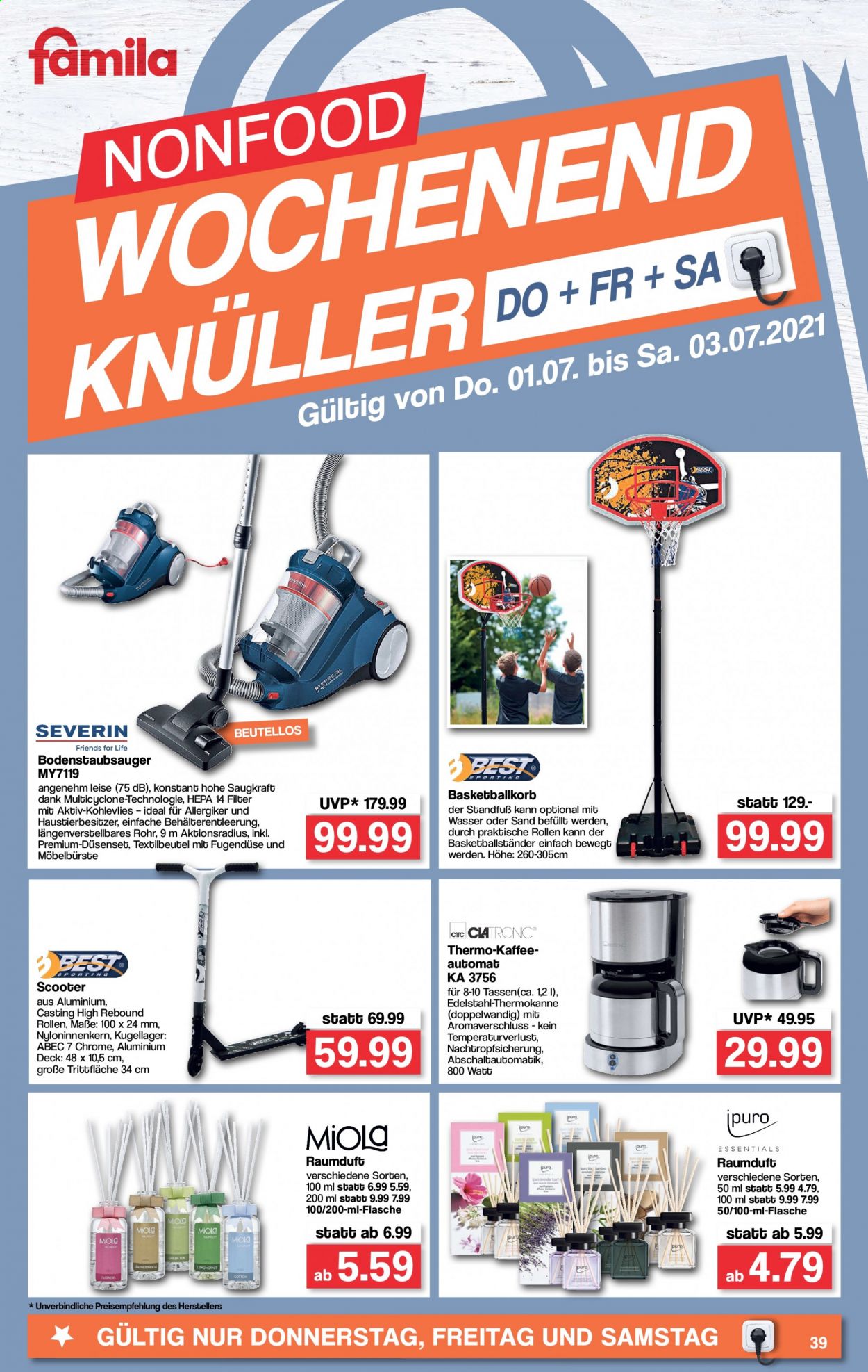 famila Prospekte  - 28.06.2021 - 3.07.2021. Seite 39