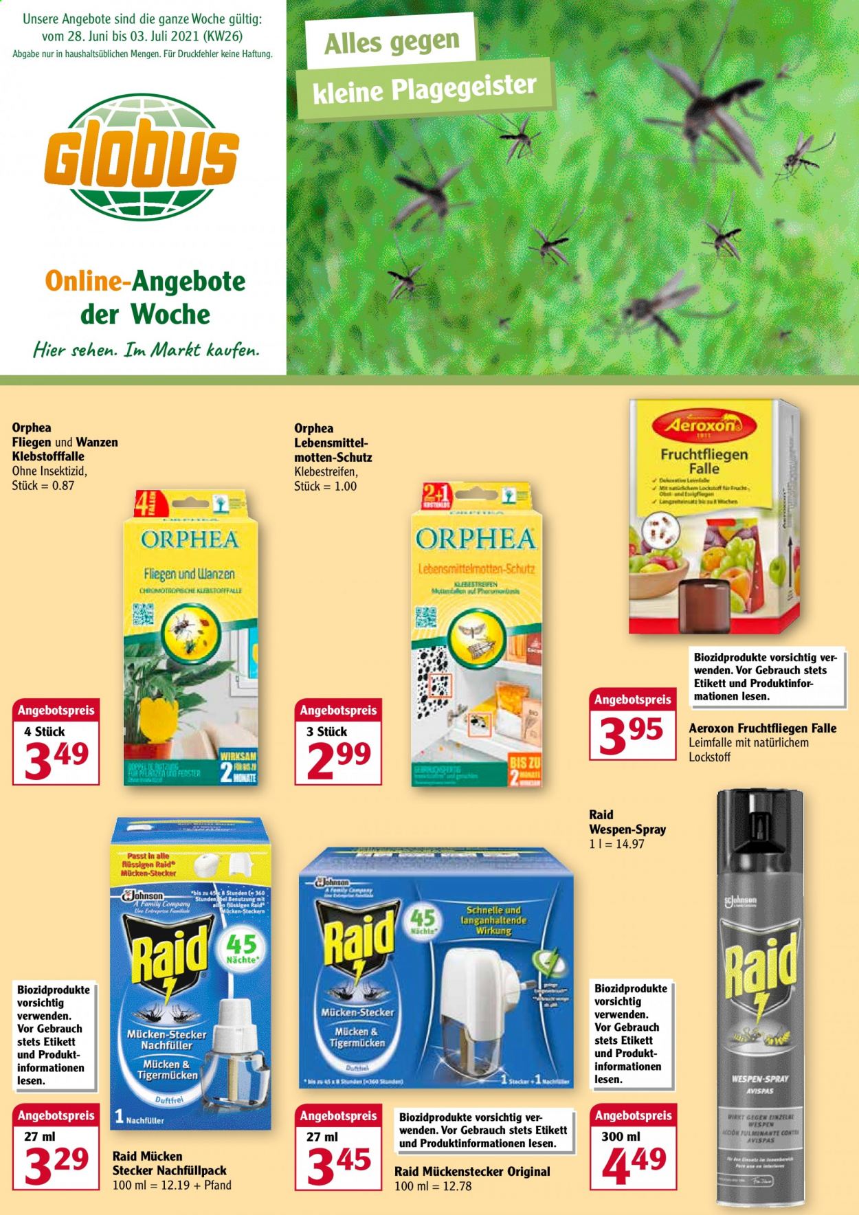 Globus Prospekte  - 28.06.2021 - 3.07.2021. Seite 1
