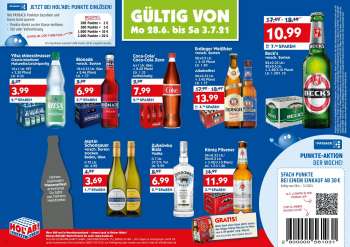 Prospekte Hol'ab! Getränkemarkt - 28.6.2021 - 3.7.2021.