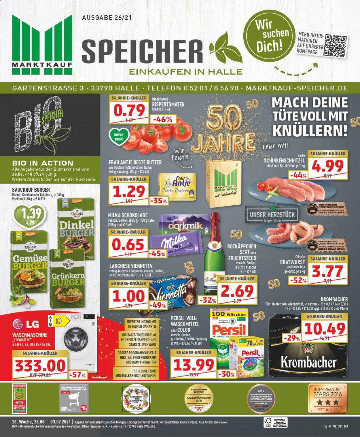 Marktkauf Prospekte  - 28.06.2021 - 3.07.2021. Seite 1