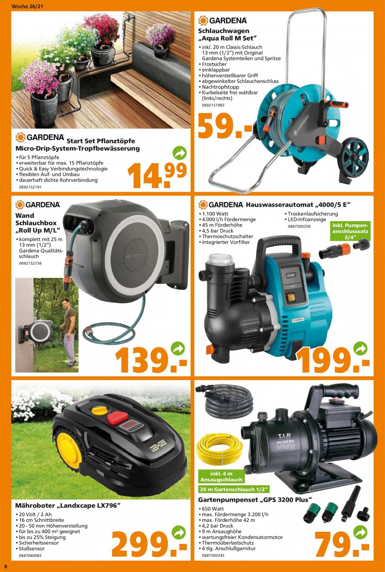 Globus Baumarkt Prospekte  - 28.06.2021 - 3.07.2021. Seite 8