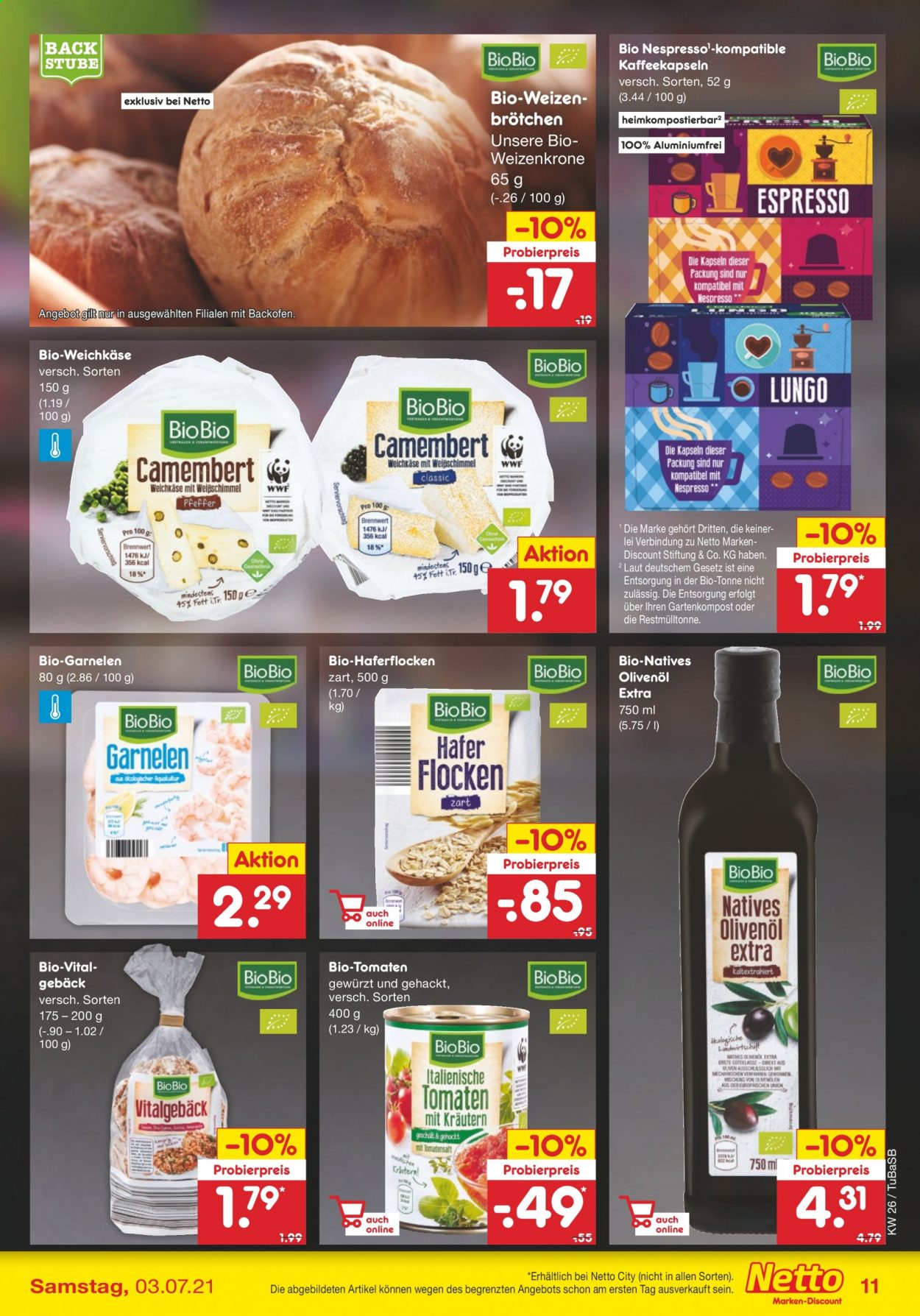 Netto Marken-Discount Prospekte  - 28.06.2021 - 3.07.2021. Seite 13