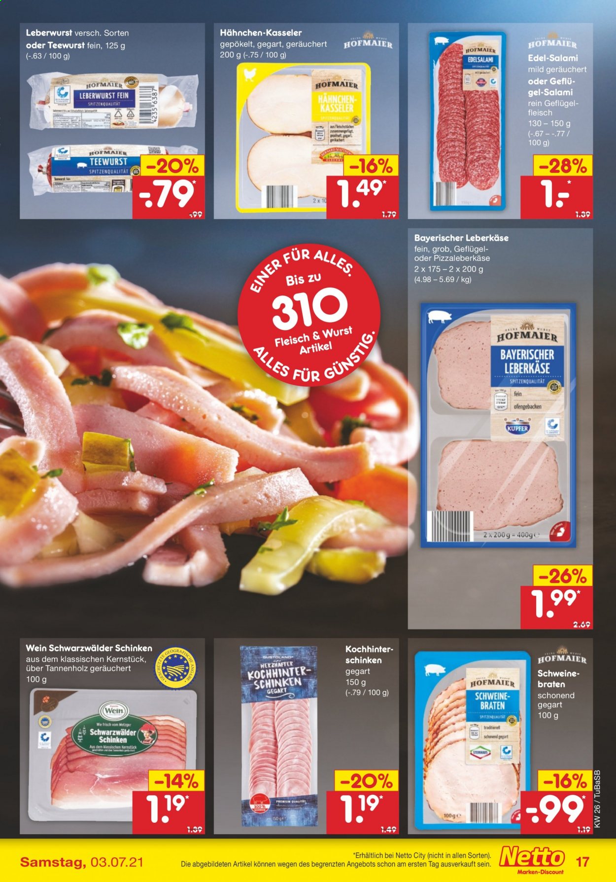 Netto Marken-Discount Prospekte  - 28.06.2021 - 3.07.2021. Seite 19