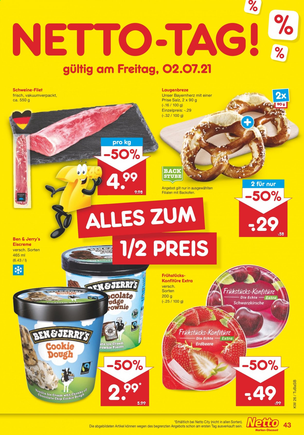 Netto Marken-Discount Prospekte  - 28.06.2021 - 3.07.2021. Seite 45