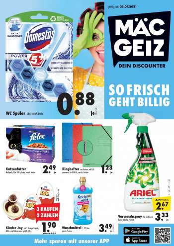 Prospekte Mäc-Geiz - 5.7.2021 - 10.7.2021.