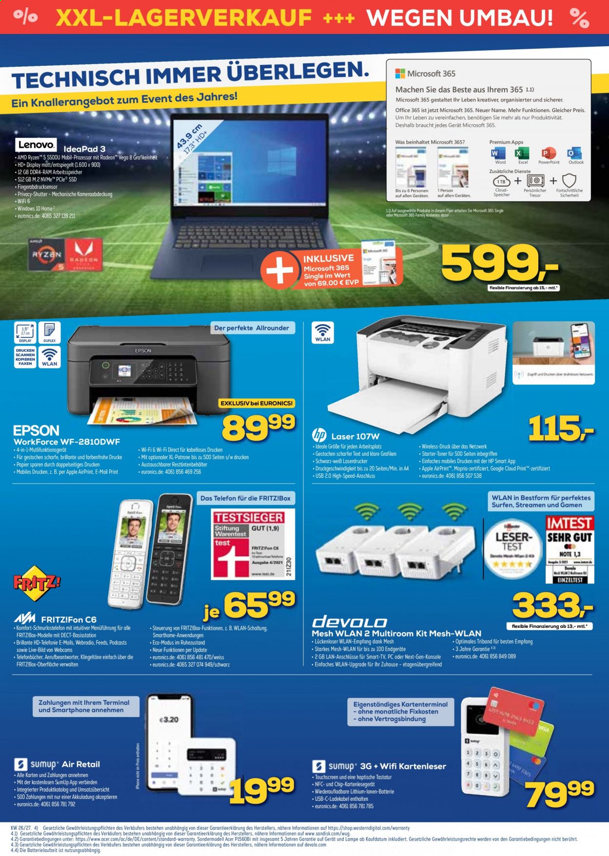 Euronics Prospekte  - 30.06.2021 - 10.07.2021. Seite 9