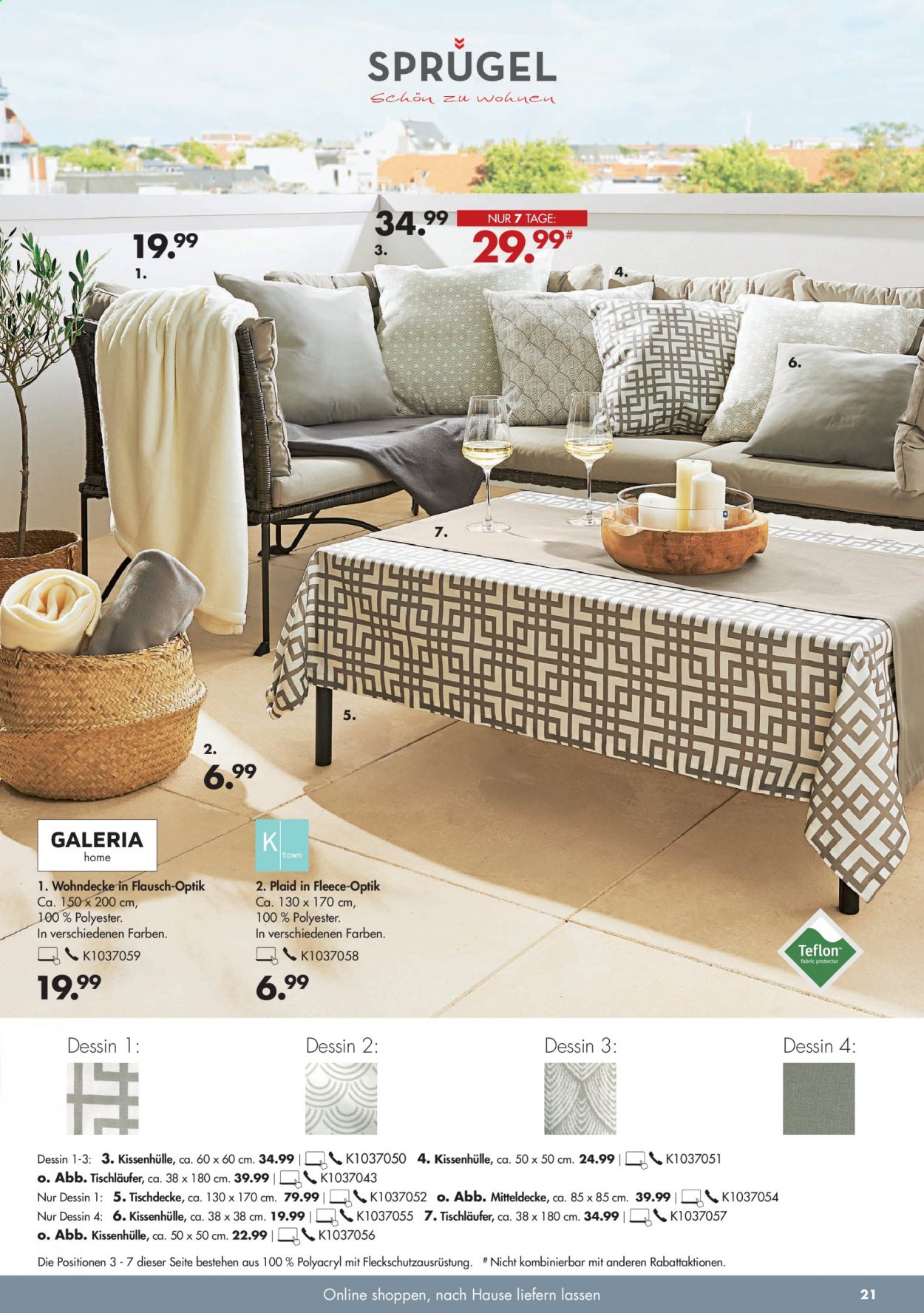 GALERIA Karstadt Kaufhof Prospekte  - 30.06.2021 - 6.07.2021. Seite 21