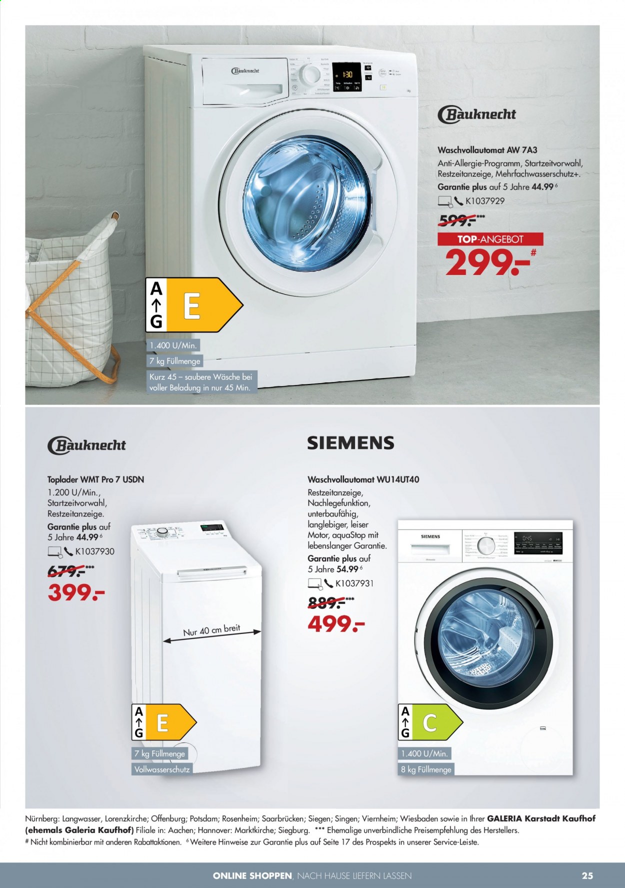 GALERIA Karstadt Kaufhof Prospekte  - 30.06.2021 - 6.07.2021. Seite 25