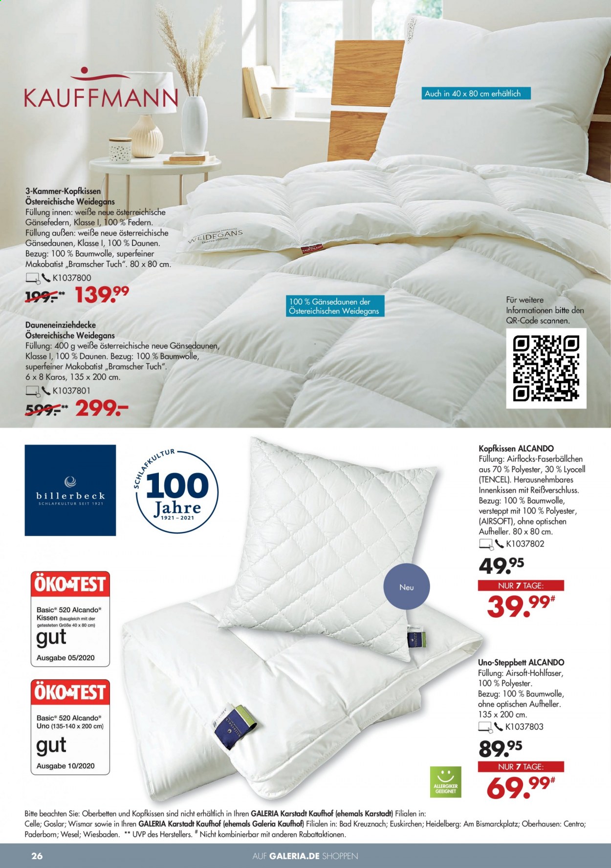 GALERIA Karstadt Kaufhof Prospekte  - 30.06.2021 - 6.07.2021. Seite 26