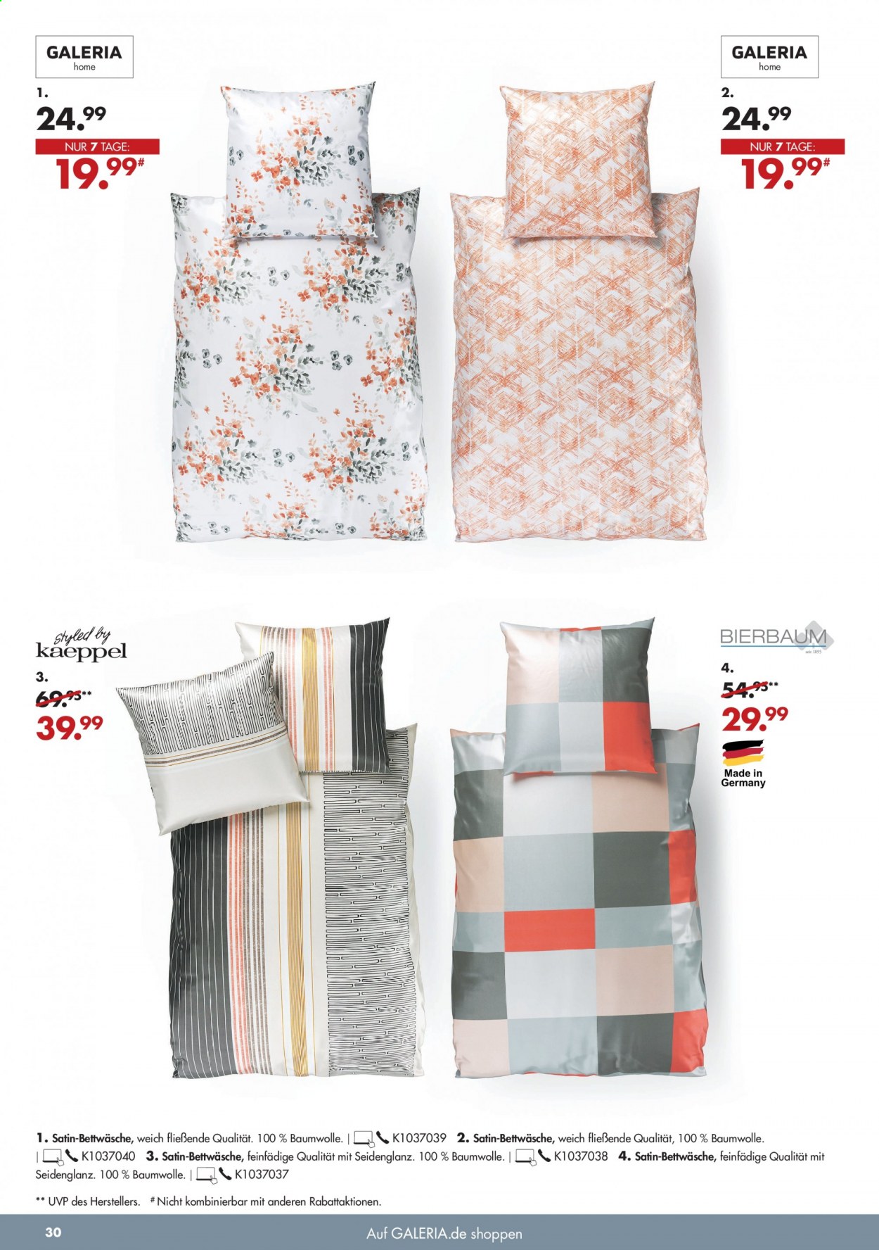 GALERIA Karstadt Kaufhof Prospekte  - 30.06.2021 - 6.07.2021. Seite 30