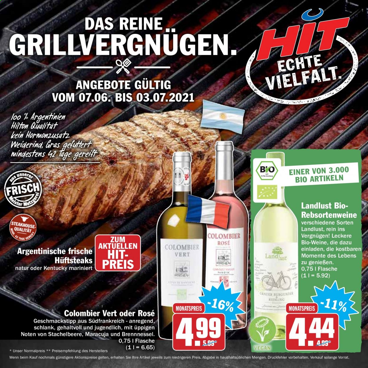 Hit Prospekte  - 7.06.2021 - 3.07.2021. Seite 1