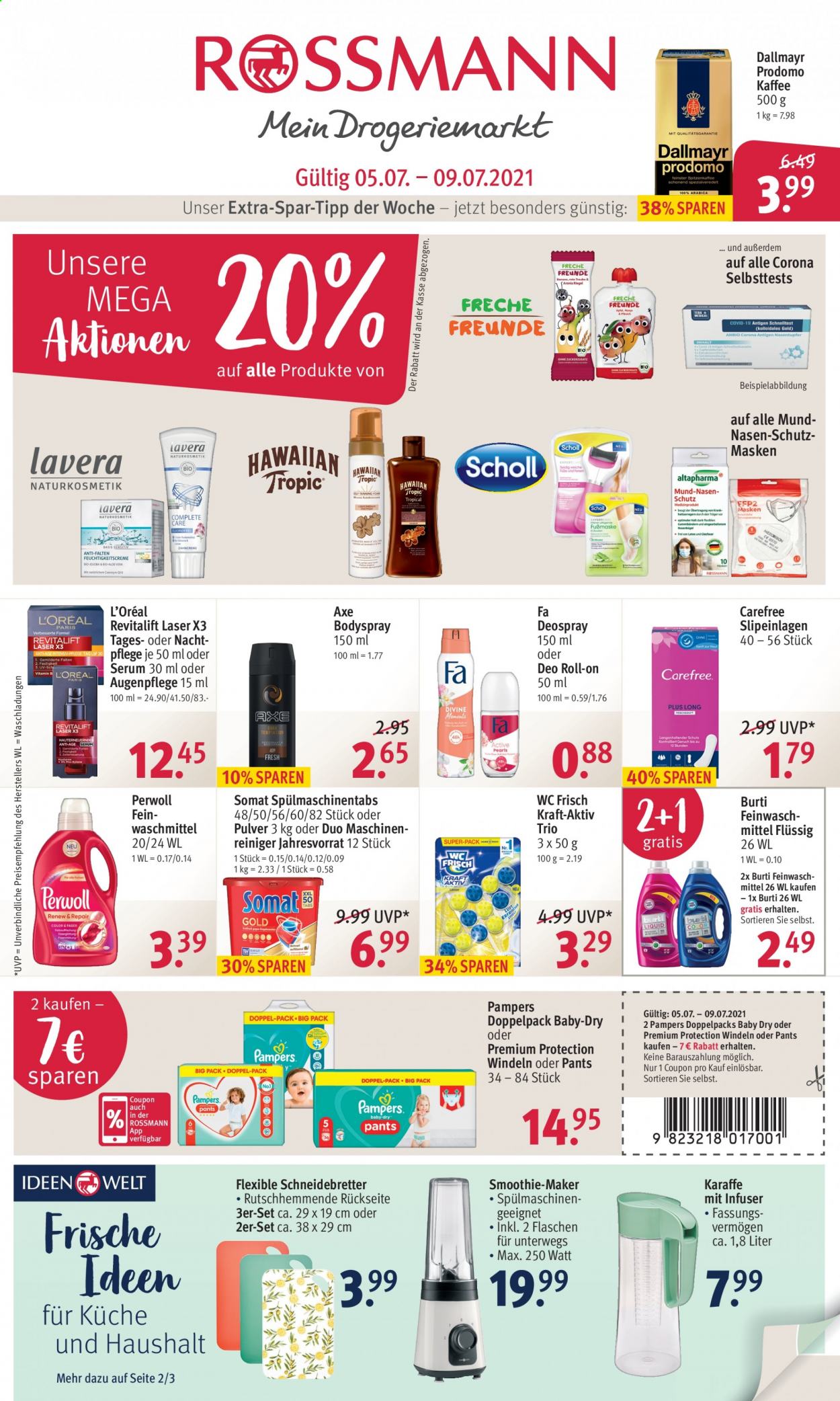 Rossmann Prospekte  - 5.07.2021 - 9.07.2021. Seite 1