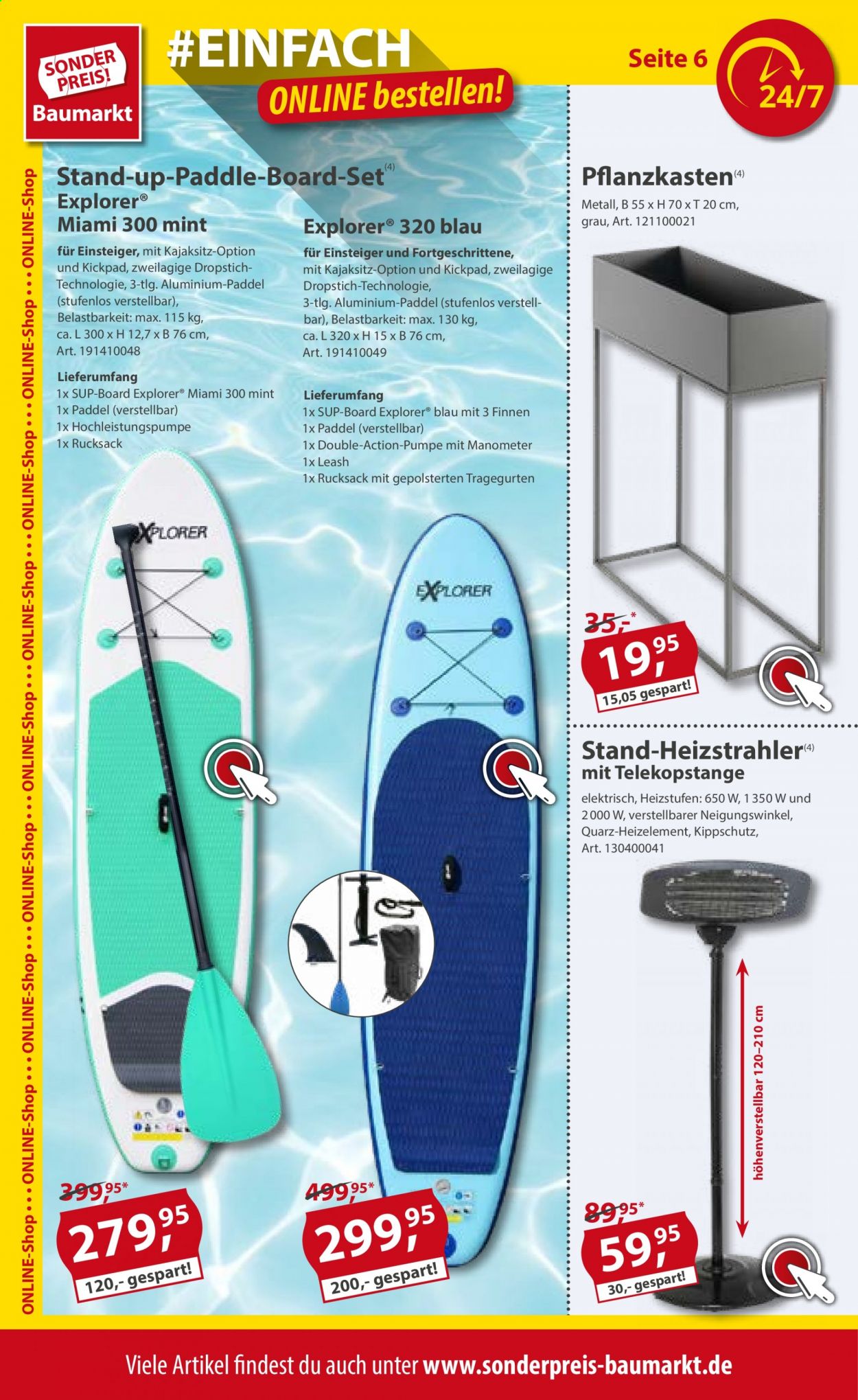 Sonderpreis-Baumarkt Prospekte  - 3.07.2021 - 9.07.2021. Seite 6