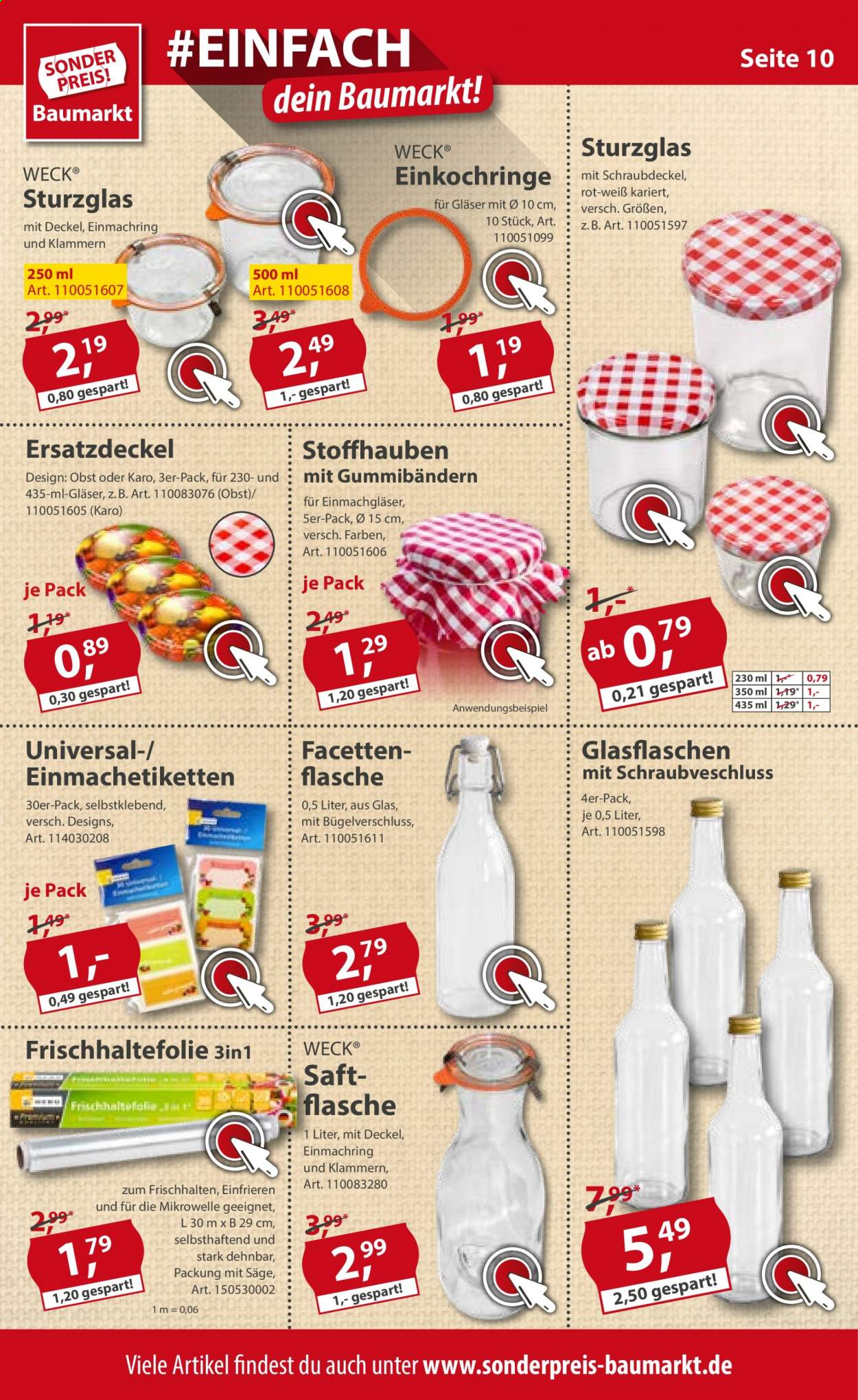 Sonderpreis-Baumarkt Prospekte  - 3.07.2021 - 9.07.2021. Seite 10