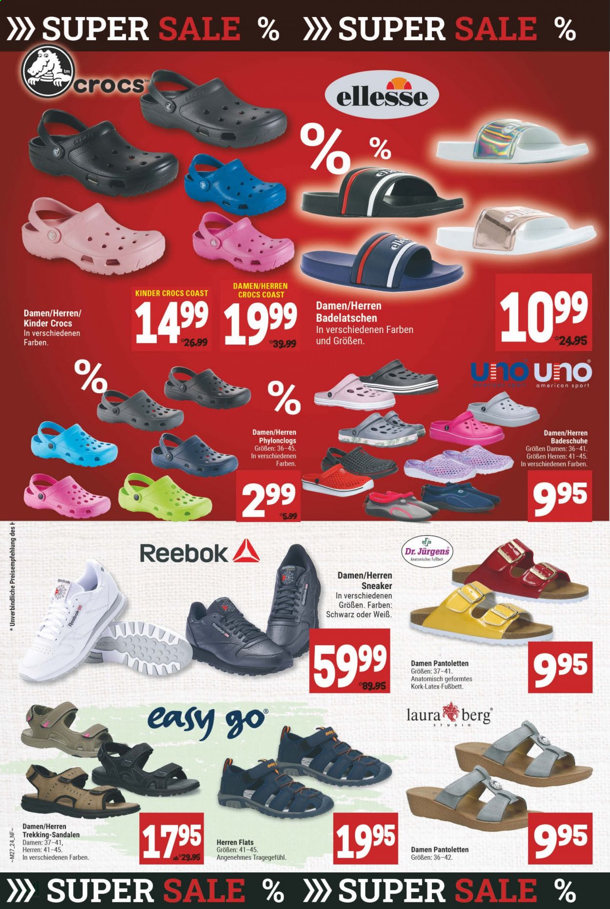 thumbnail - Prospekte Marktkauf - 5.07.2021 - 10.07.2021 - Produkte in Aktion - Reebok, Sneakers, Sandale, Wasserschuhe. Seite 24.