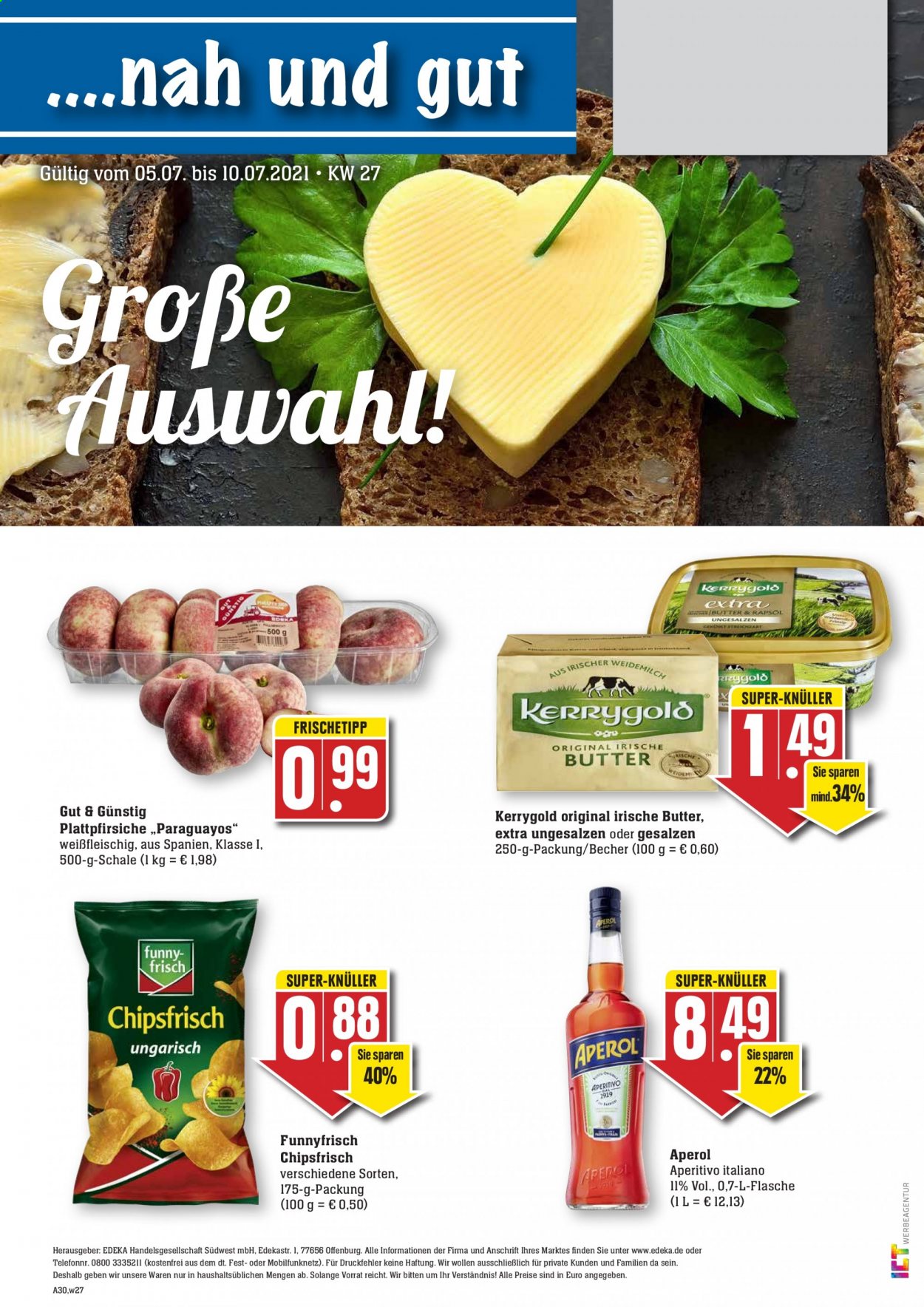 Edeka Prospekte  - 5.07.2021 - 10.07.2021. Seite 1