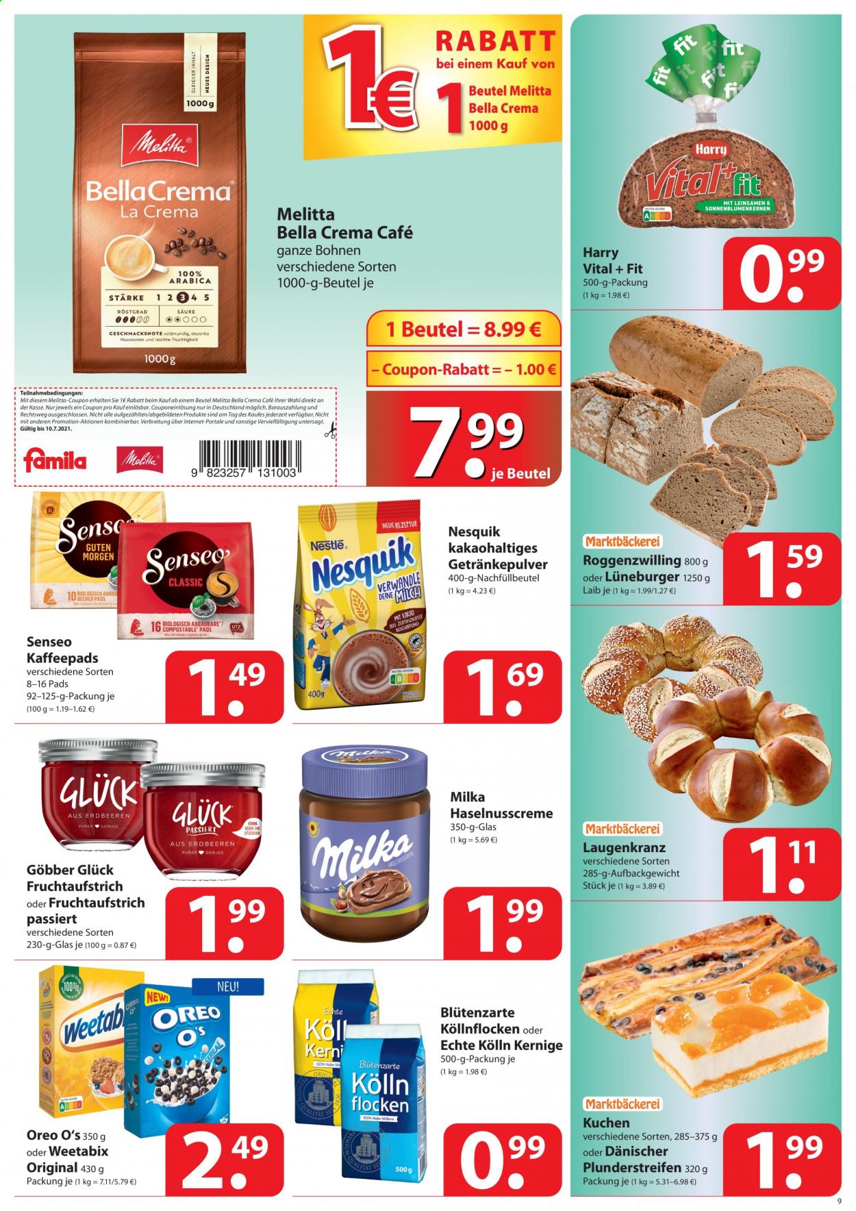 famila Prospekte  - 5.07.2021 - 10.07.2021. Seite 9