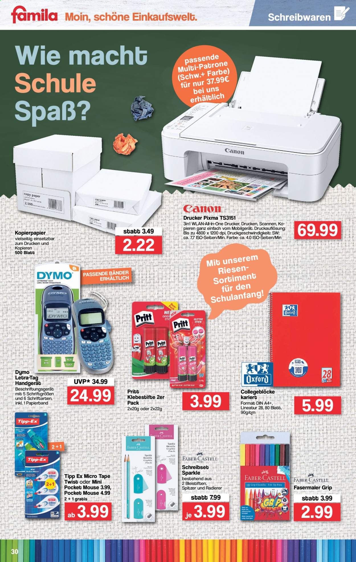 famila Prospekte  - 5.07.2021 - 10.07.2021. Seite 30