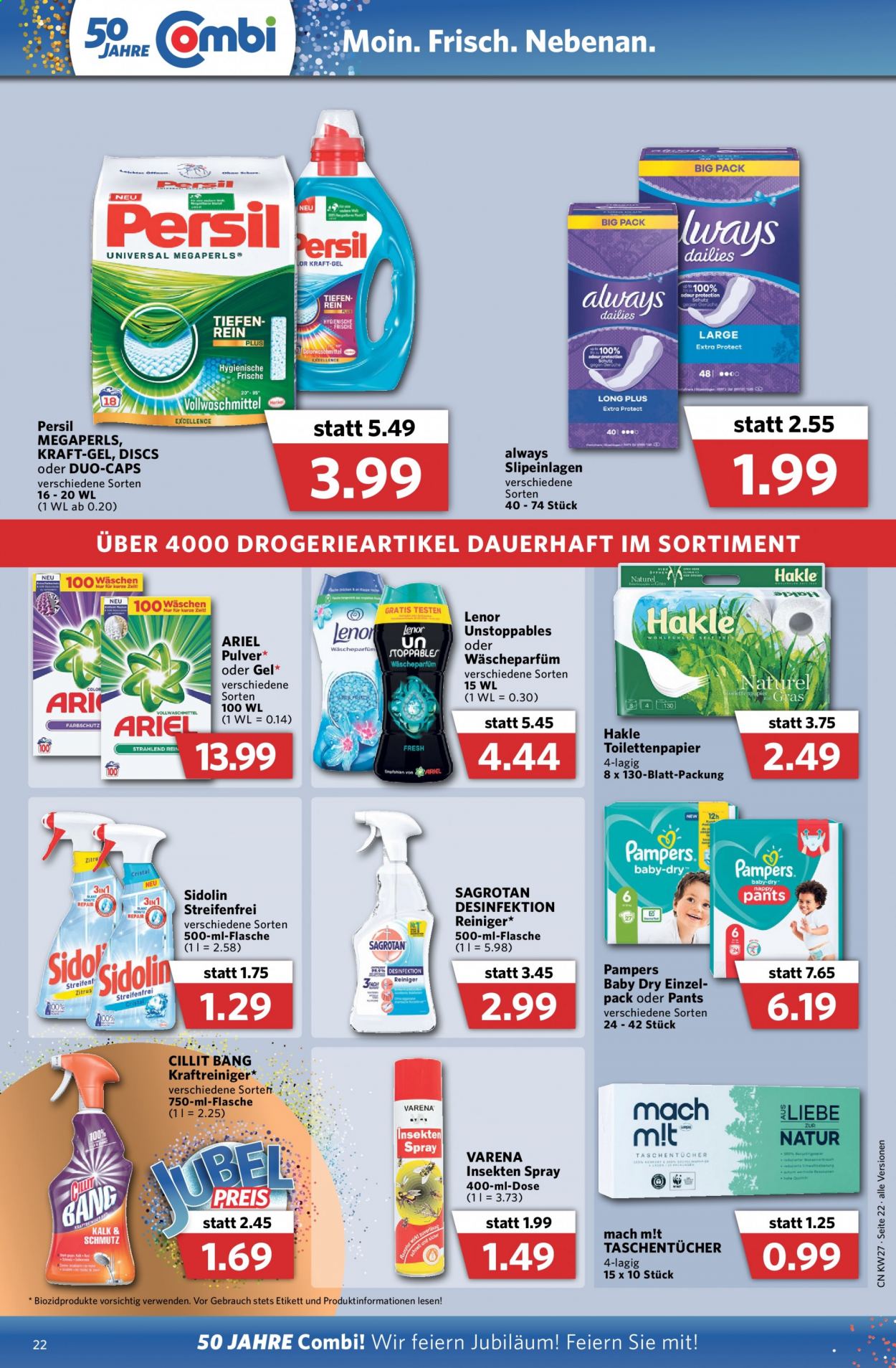 Combi Prospekte  - 5.07.2021 - 10.07.2021. Seite 22
